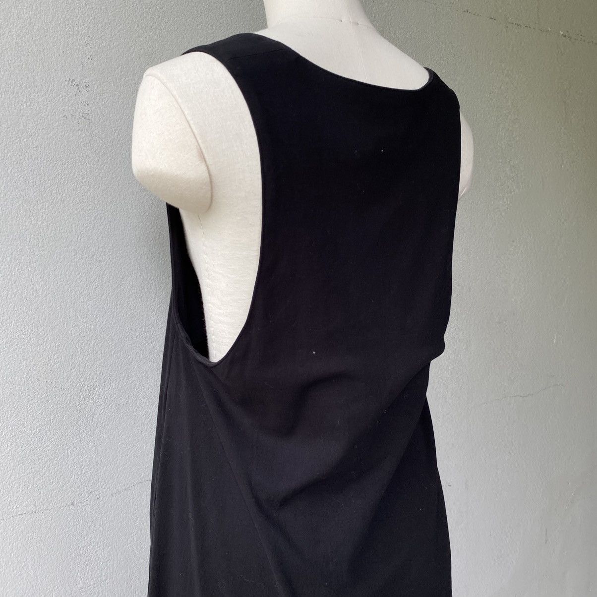 Yohji Yamamoto Yohji yamamoto Black Sleeveless Maxi Dress Size M / US 6-8 / IT 42-44 - 13 Thumbnail
