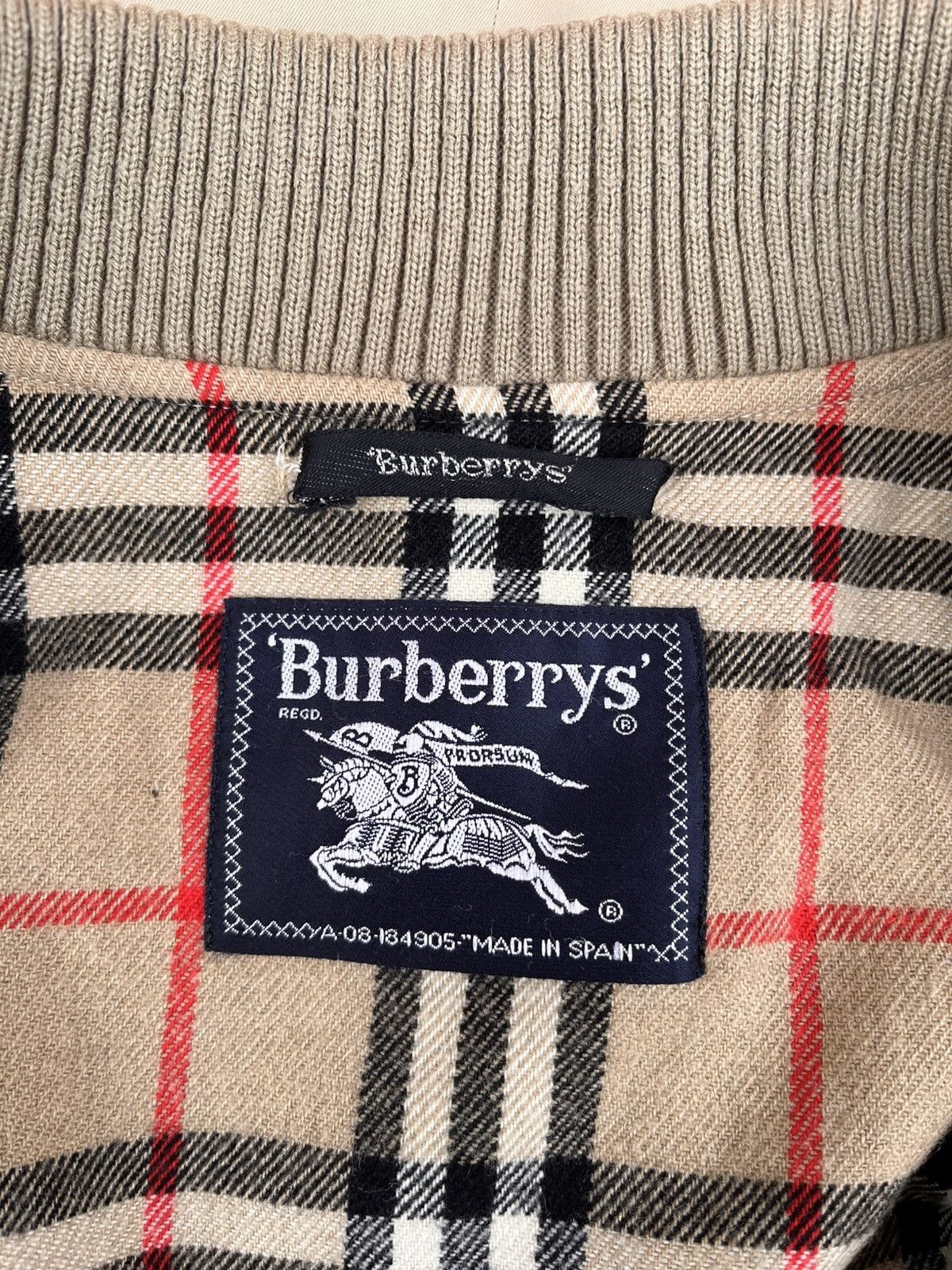 Burberry Vintage Burberry Nova Check Jacket Luxury Bomber Size US XL / EU 56 / 4 - 6 Thumbnail