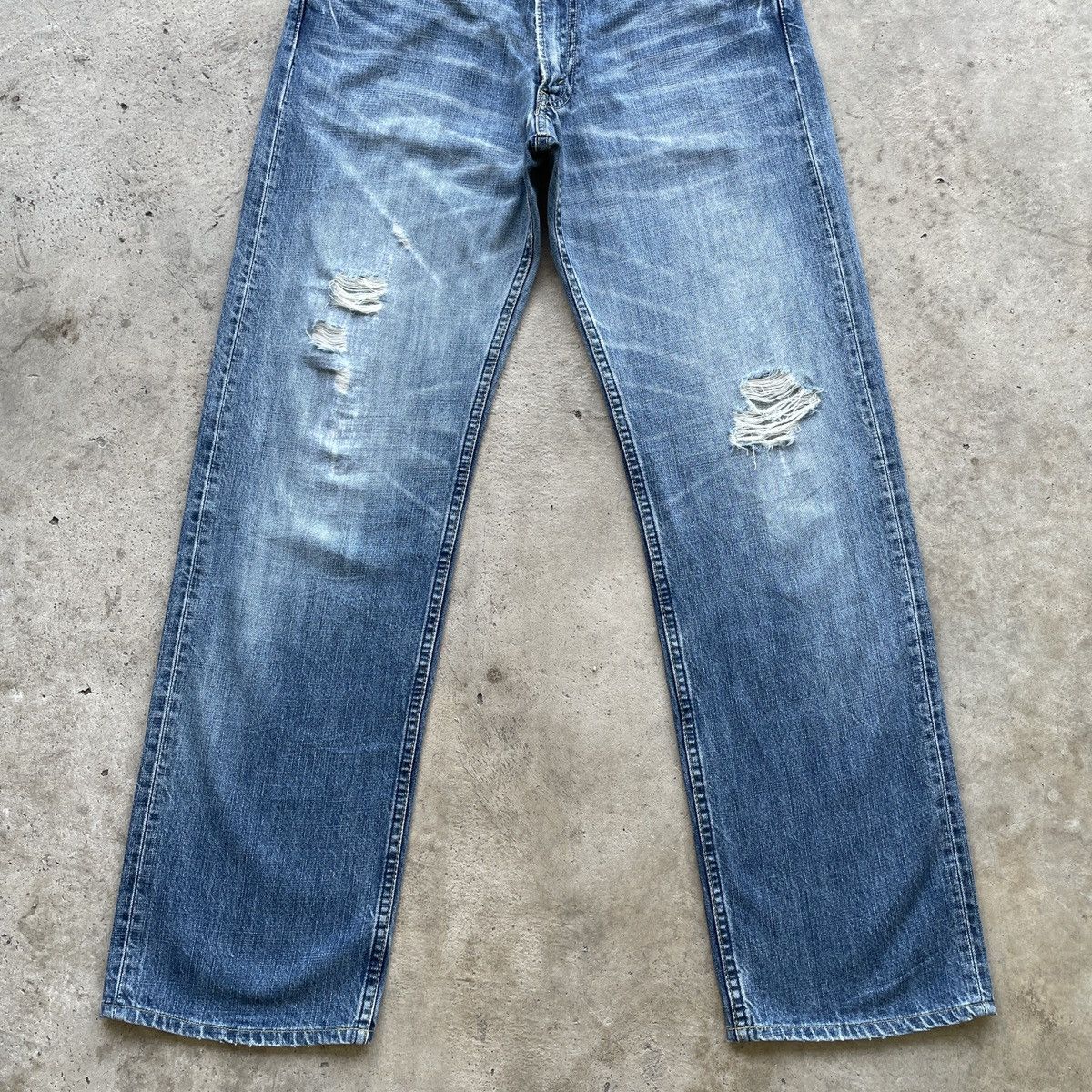 Levi's Vintage Clothing Vintage Levi’s 503 Distressed Faded Denim Jeans Pants W31 Size US 31 - 4 Thumbnail