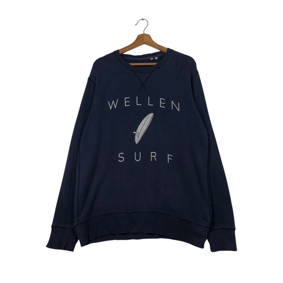 Japanese Brand Wellen Surf Graphic Crewneck Coastal Core Uniqlo UT Collab Size US XL / EU 56 / 4 - 2 Thumbnail
