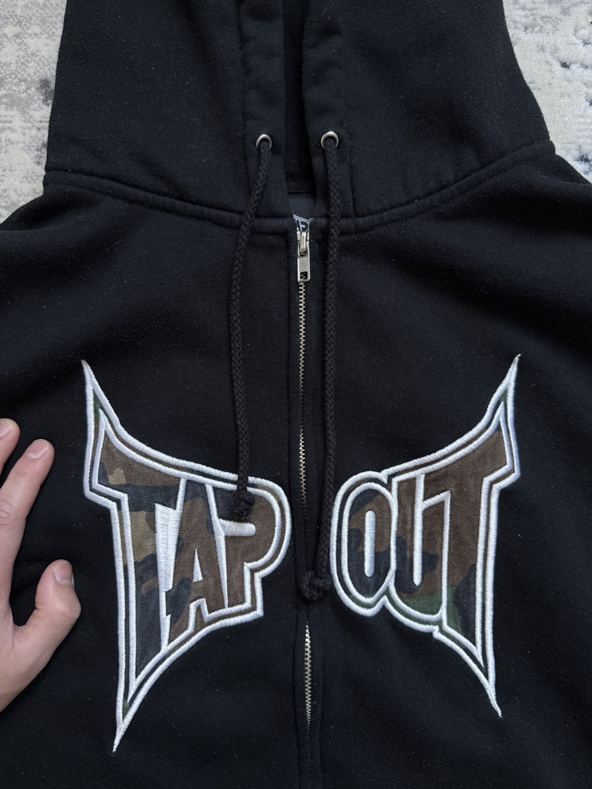 Tapout Tapout Vintage Y2K Zip Up Hoodie Size US XL / EU 56 / 4 - 4 Thumbnail
