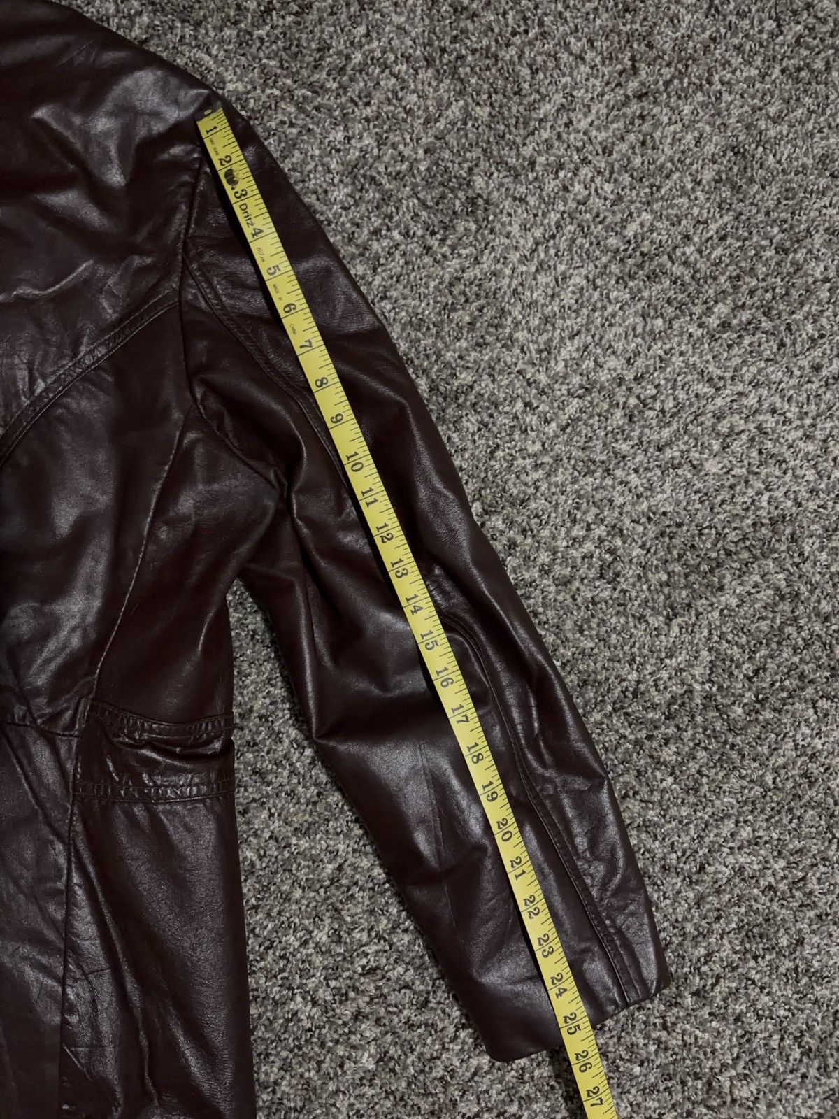 Vintage Vintage Gino Leathers Genuine Brown Leather Coat Size US M / EU 48-50 / 2 - 8 Thumbnail