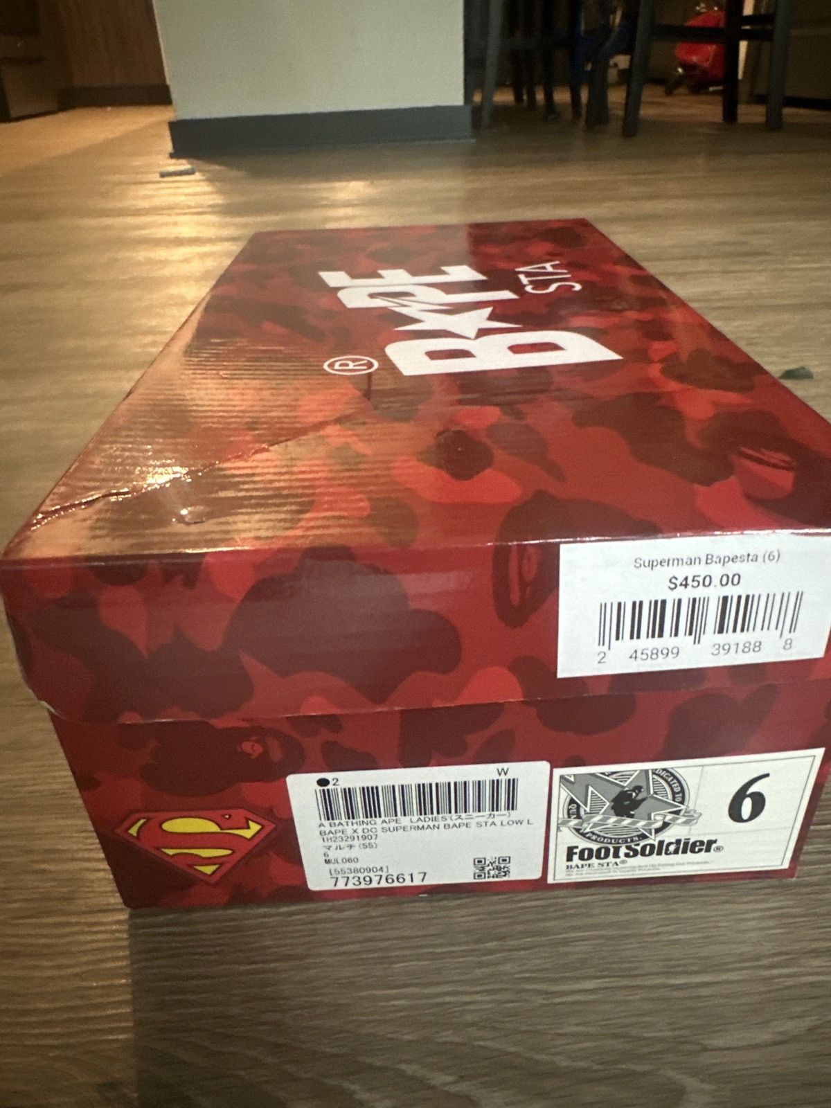 Bape × DC Comics BAPE x DC comics x Superman Size US 6 / EU 39 - 8 Thumbnail
