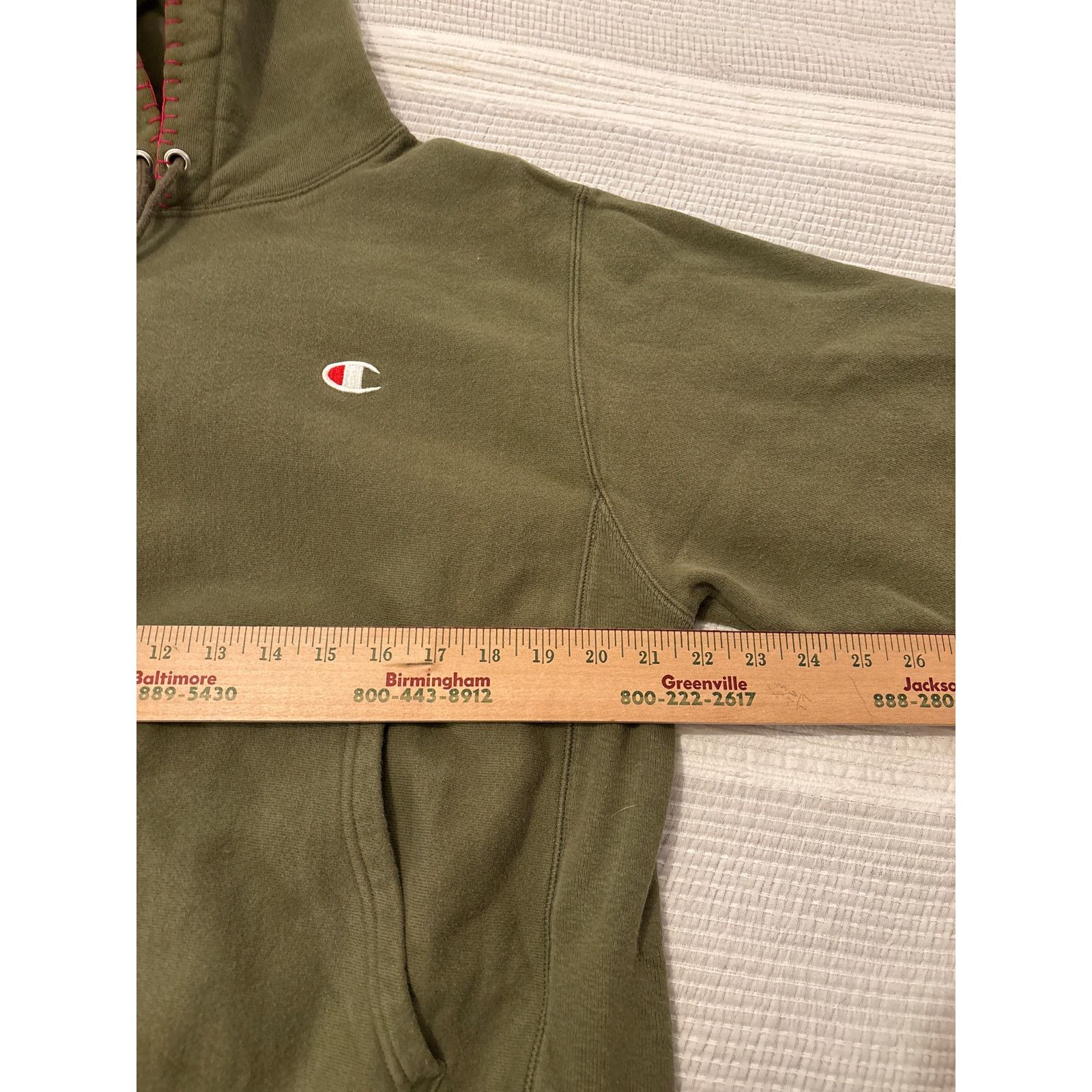 Champion Army Green Champion Hoodie Size M / US 6-8 / IT 42-44 - 5 Thumbnail