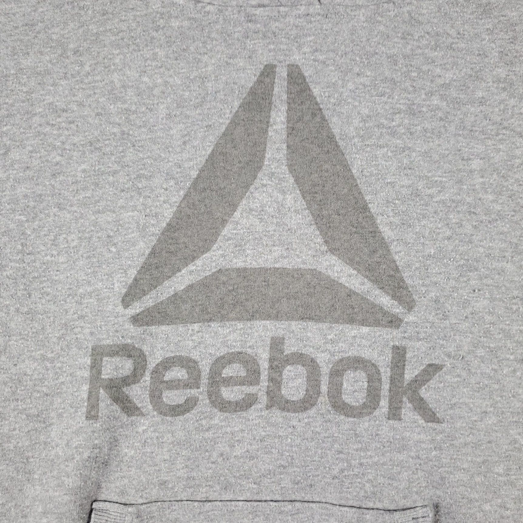 Reebok VINTAGE Reebok Hoodie Pullover Mens Size Small Regular Fit Gray Cotton Fleece Casual Sports Size US S / EU 44-46 / 1 - 2 Thumbnail