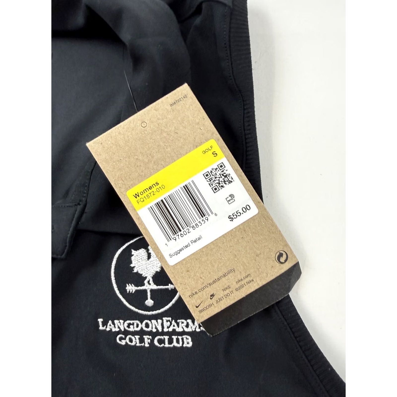 Nike Nike Polo Shirt Womens Small Black Dri-FIT Sleeveless Golf Polo Shirt Women's Size S / US 4 / IT 40 - 4 Thumbnail