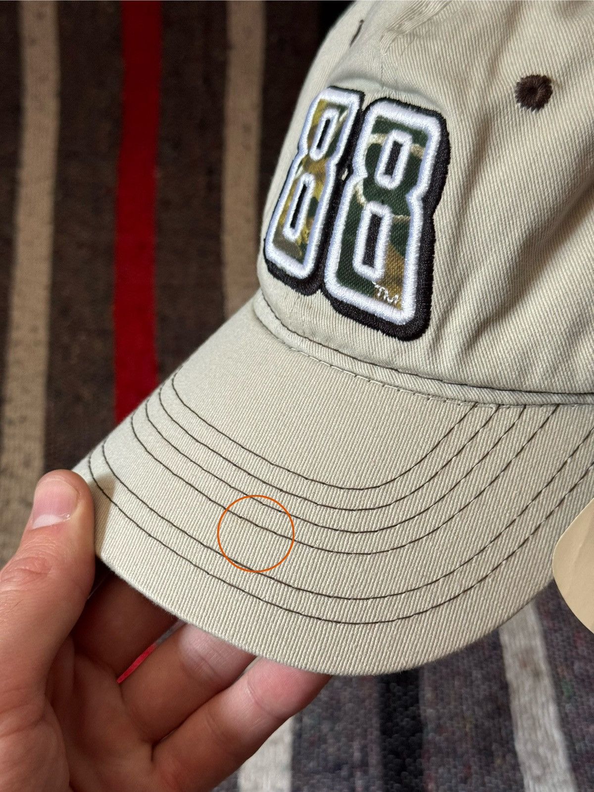 NASCAR Hendrick Motorsports Dale Jr. Racing Nascar “88” Camo Hat Size ONE SIZE - 5 Thumbnail