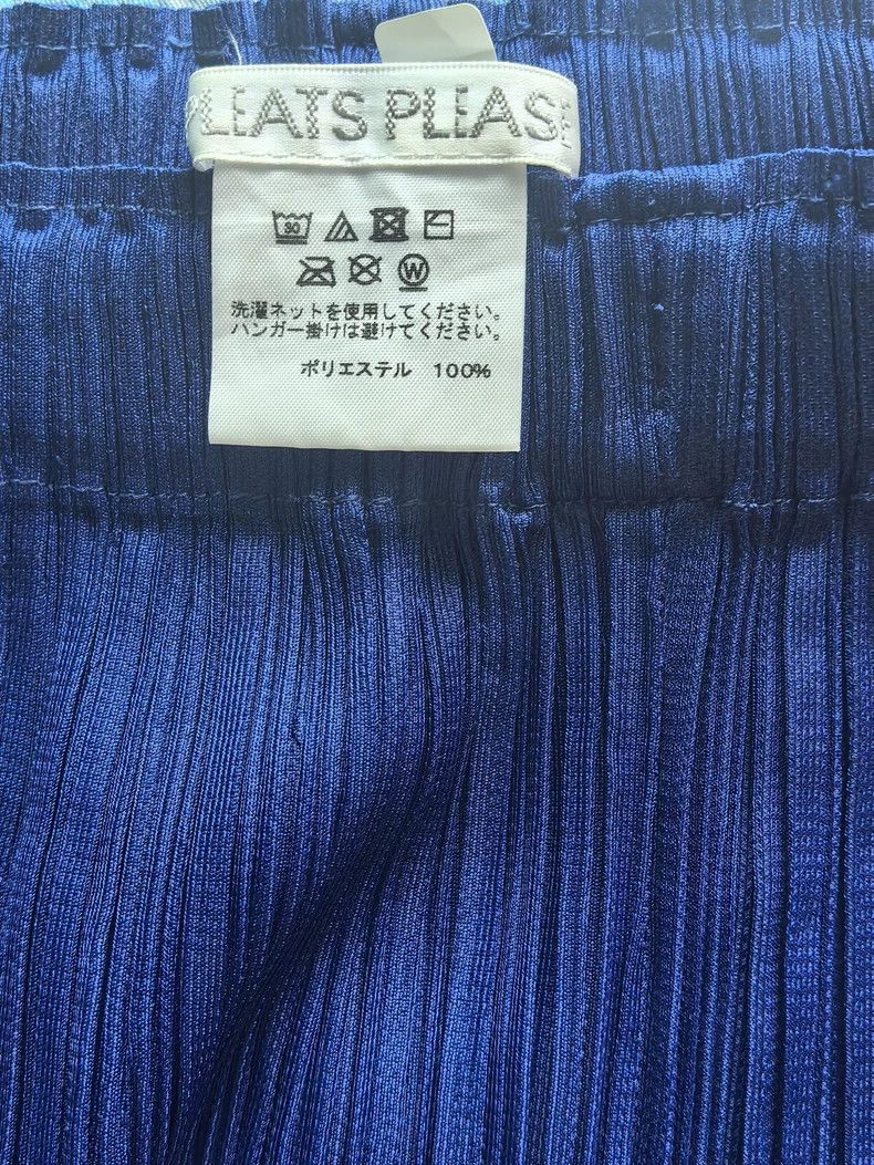 Issey Miyake Issey Miyake size:3 Blue pleated casual pants Size 31" - 7 Thumbnail