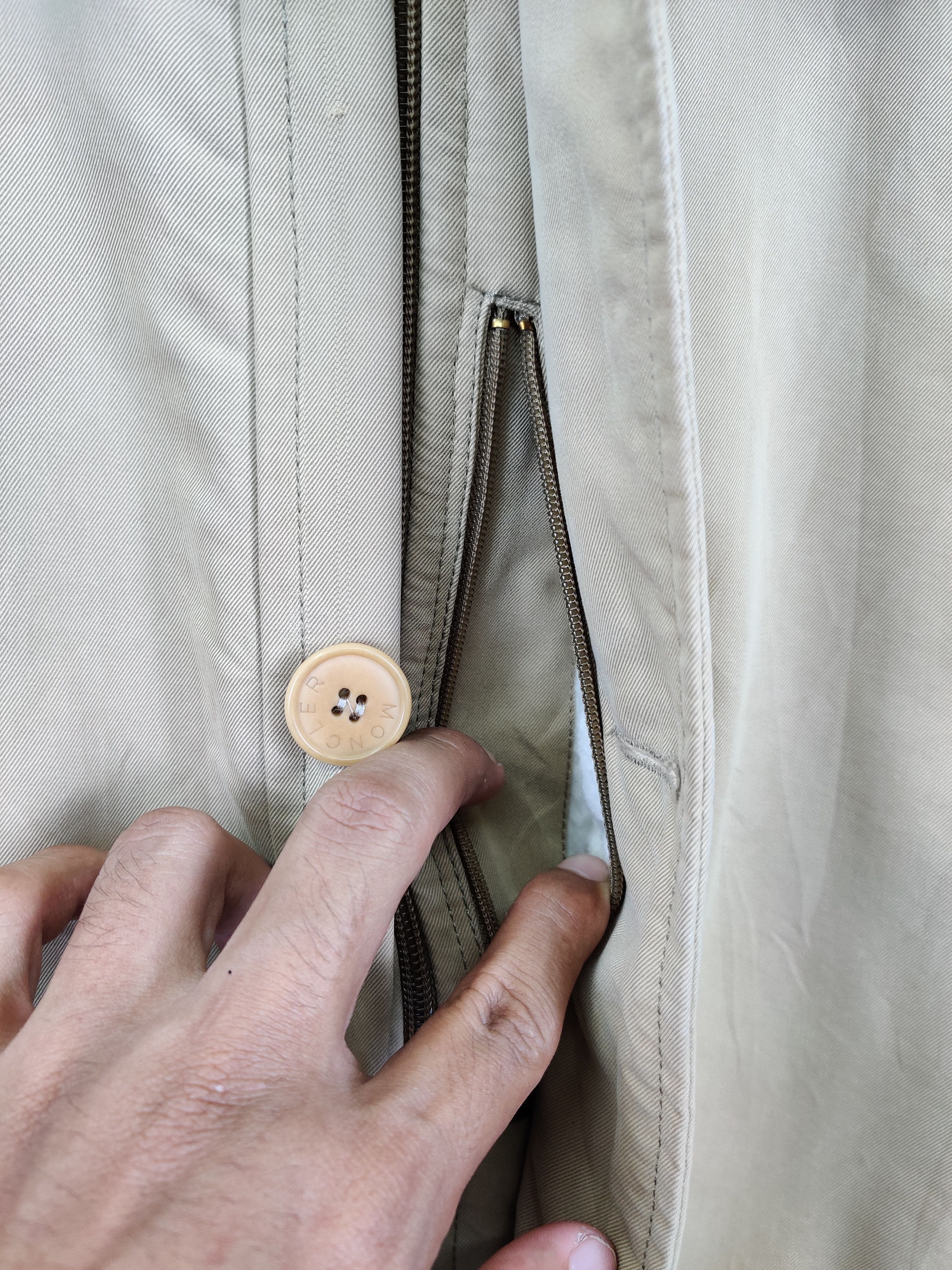 Moncler Vintage Moncler Coat Button Ups Jacket Size US M / EU 48-50 / 2 - 9 Thumbnail