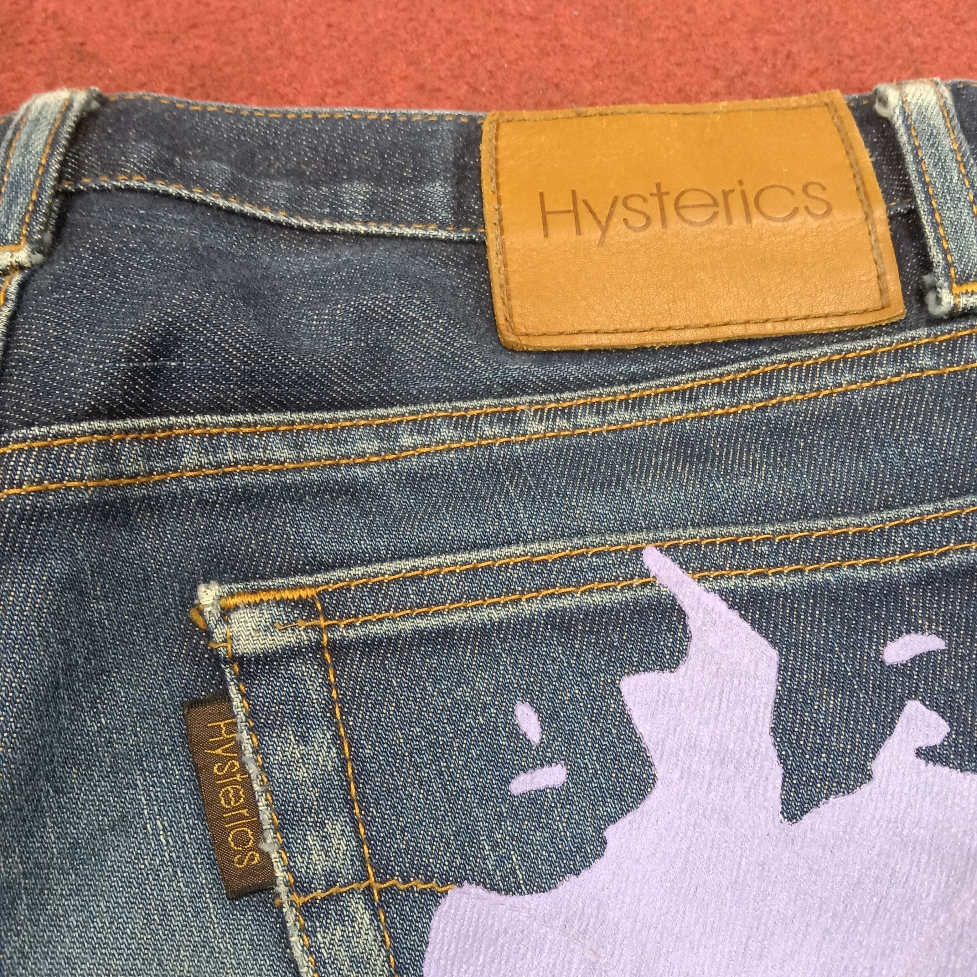 Hysteric Glamour Hysteric Glamour Japanese Streetwear Style Custom Art Jeans Size 29" - 15 Thumbnail