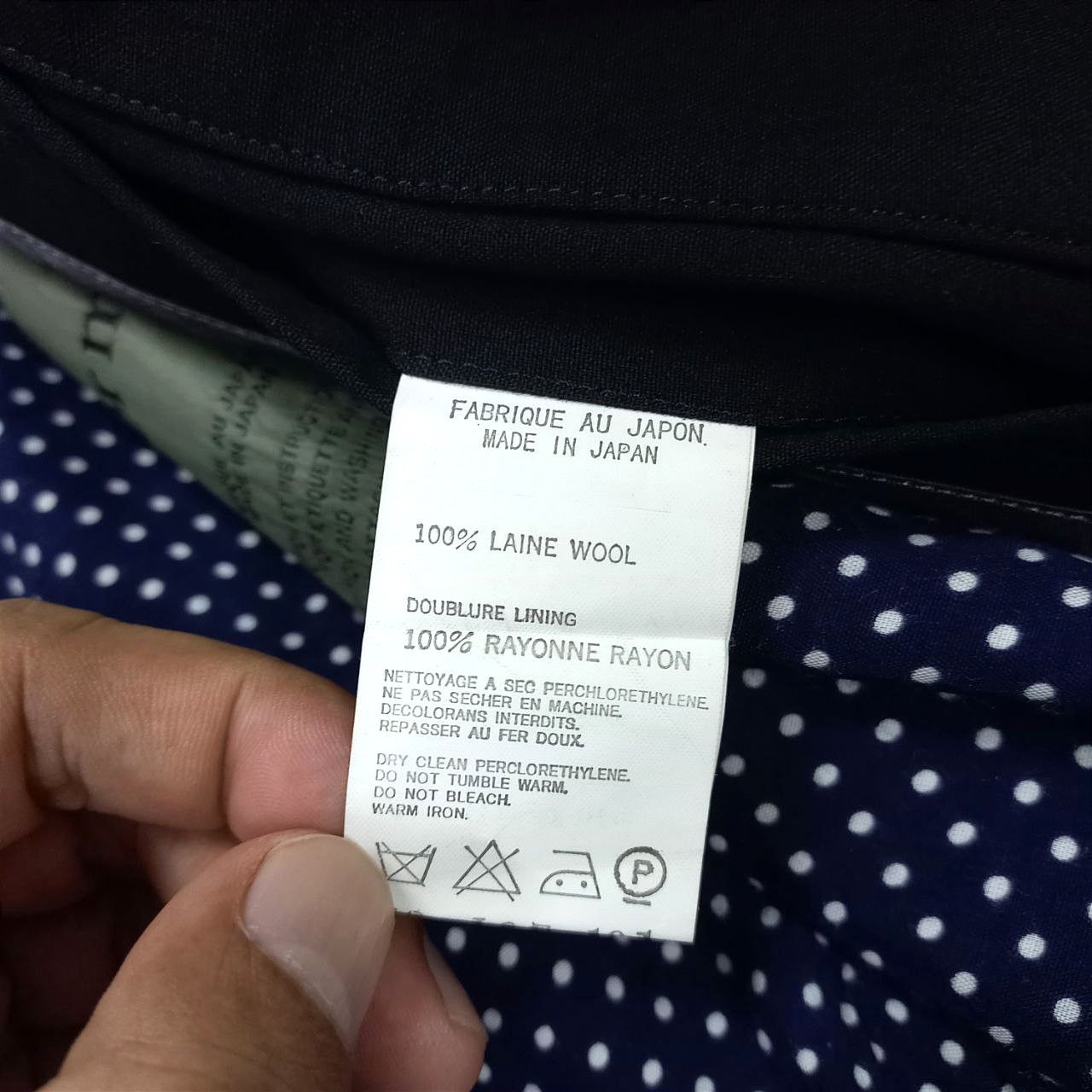 Yohji Yamamoto Vtg YOHJI YAMAMOTO Single Breasted 3 Buttons Blazer Jacket Size 42R - 13 Thumbnail