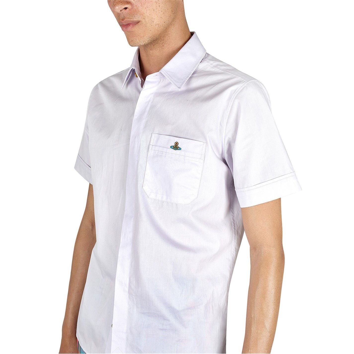 Vivienne Westwood o1y0525 Logo Solid Color Shirt in Lilac Size US L / EU 52-54 / 3 - 2 Thumbnail