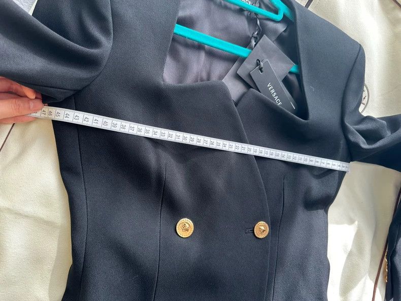 Versace Versace Neckline design blazer Size M / US 6-8 / IT 42-44 - 5 Thumbnail