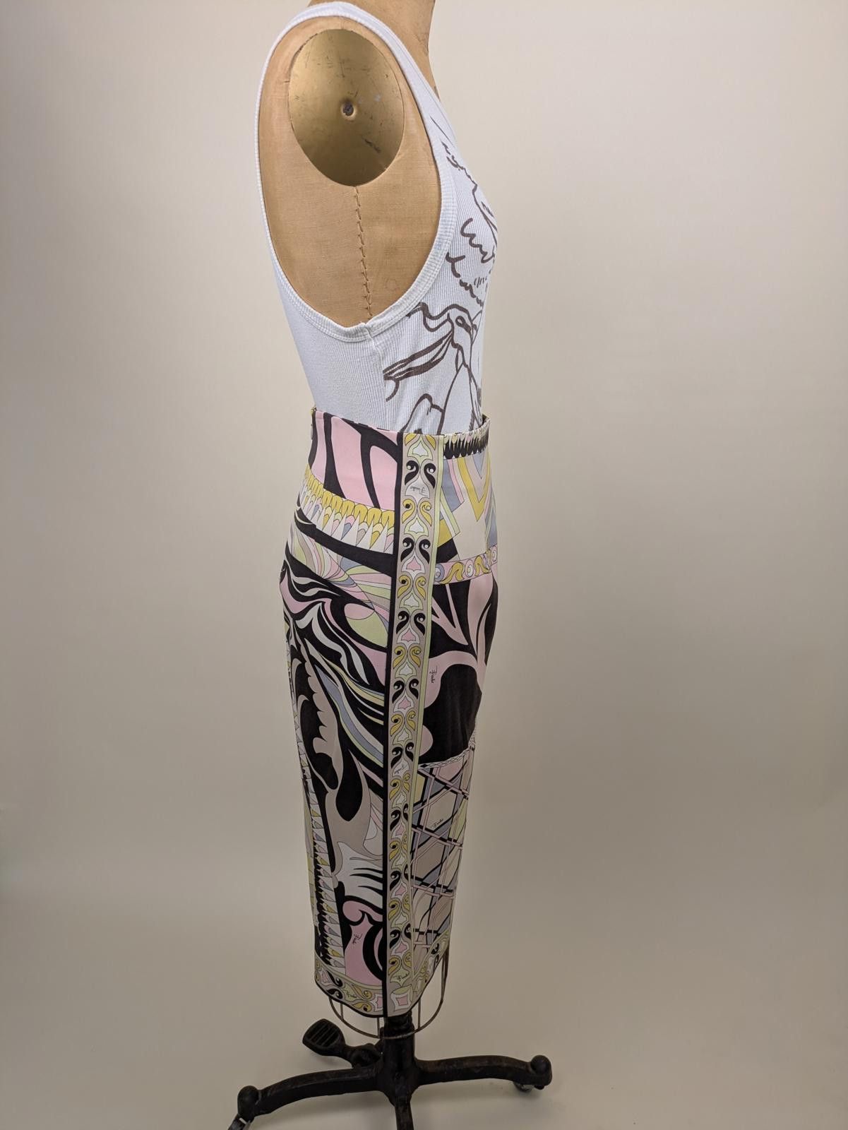 Other Emilio Pucci pastel patterned midi skirt Size 32" / US 10 / IT 46 - 4 Thumbnail