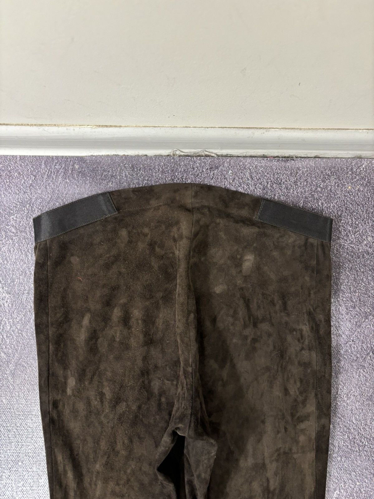 Alice + Olivia Alice + Olivia Suede Leather Front Zip Brown Leggings Pants Size 30" / US 8 / IT 44 - 15 Thumbnail