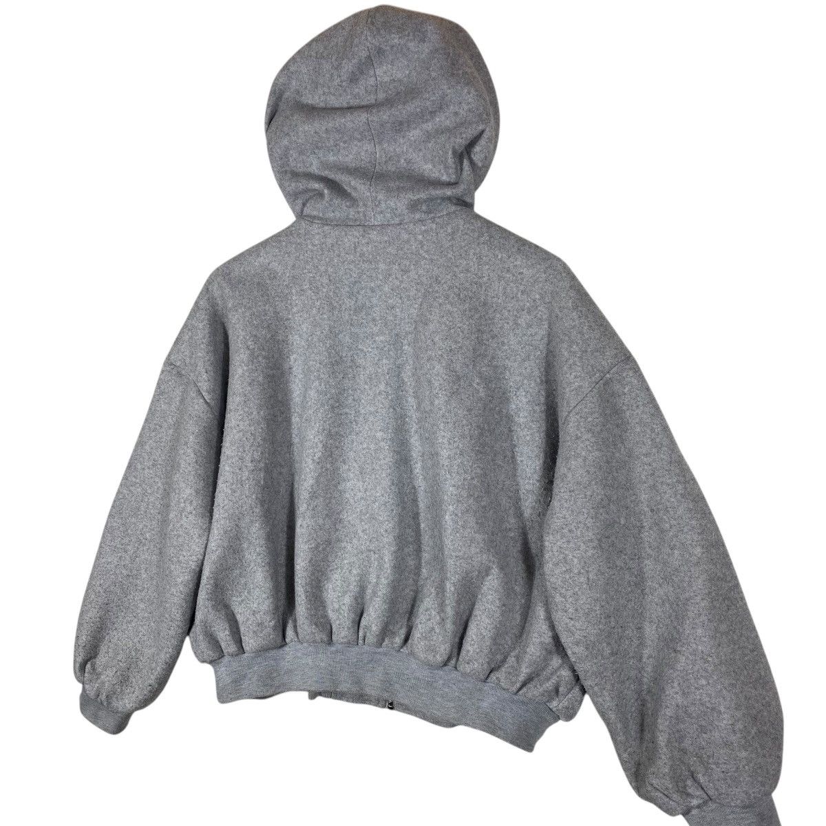 Zara Zara Hoodie Wool Zipper Jacket XS Size (Fit XL) Grey Colour Size XS / US 0-2 / IT 36-38 - 14 Thumbnail