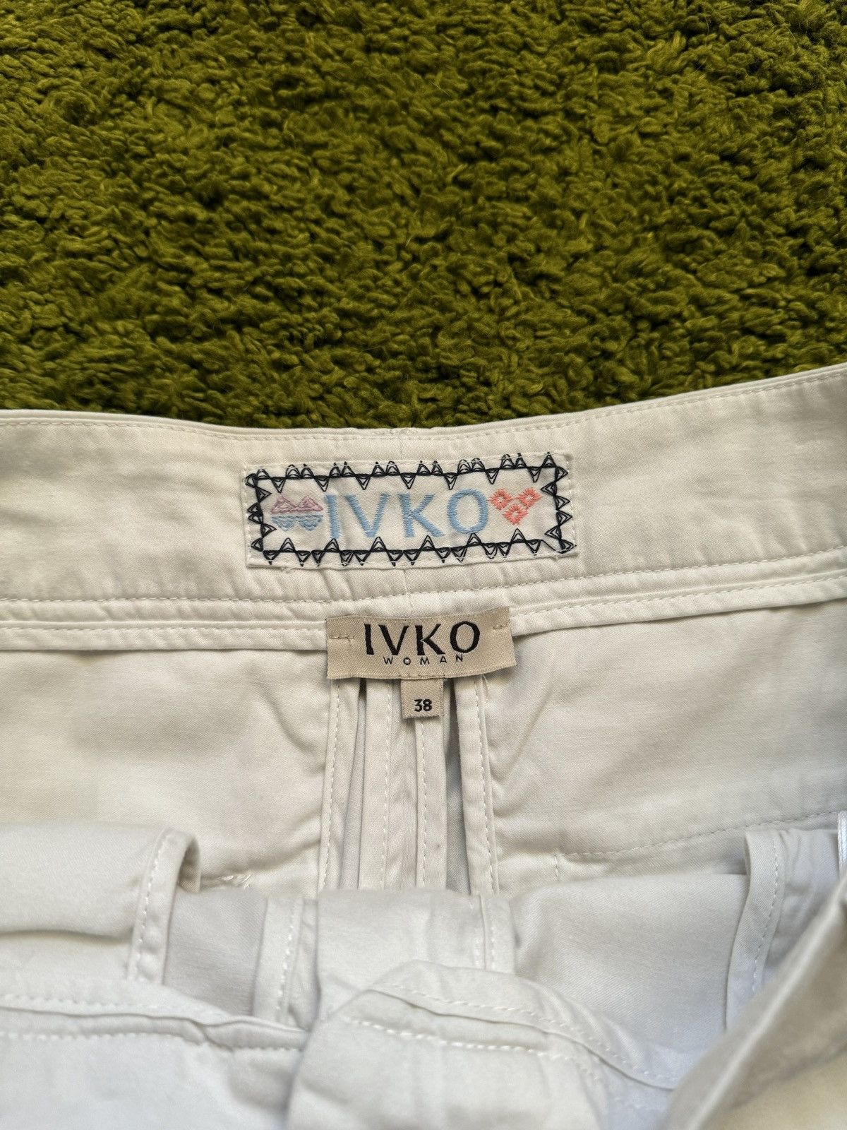 Designer Ivko avant garde minimalist pants Size 26" / US 2 / IT 38 - 2 Thumbnail