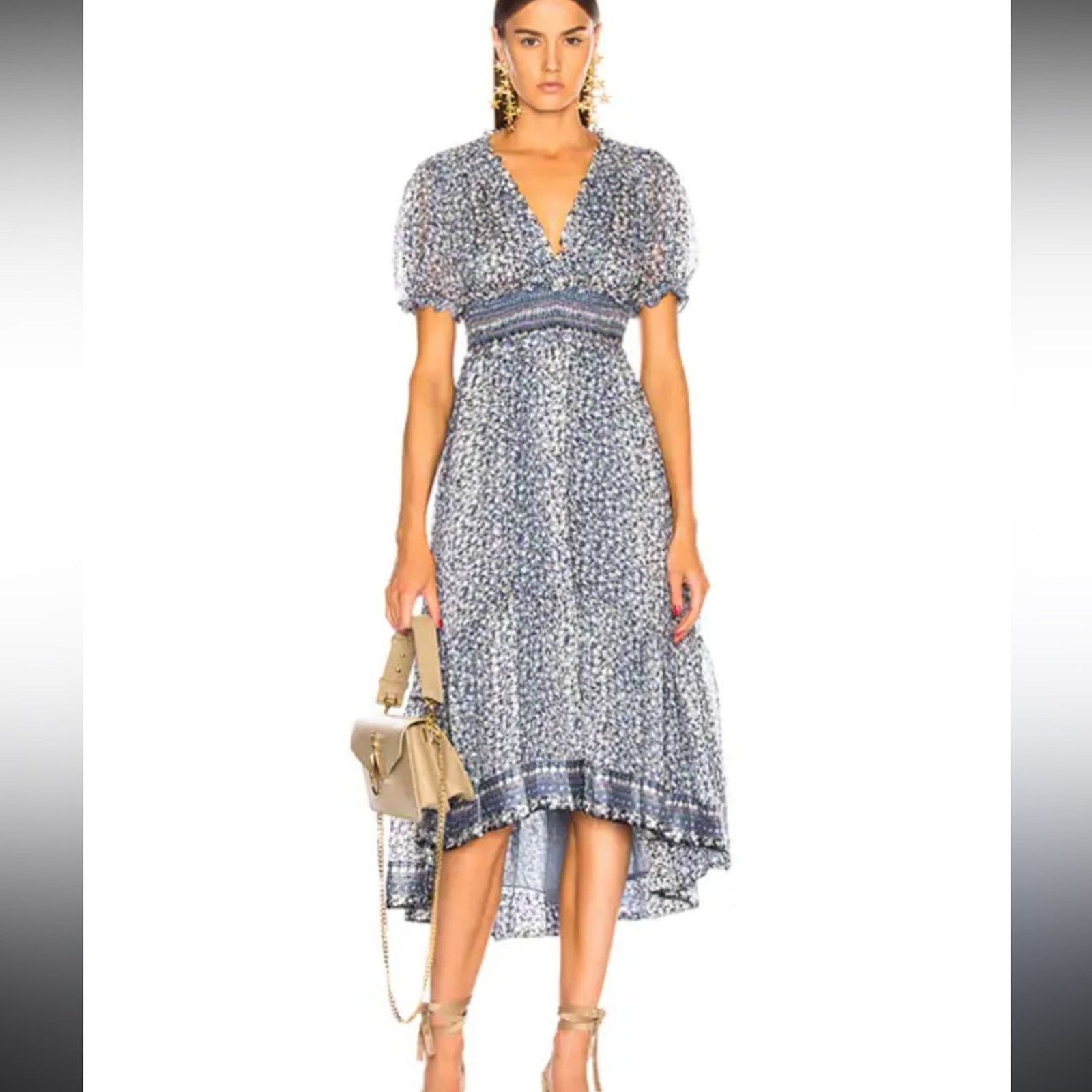 Ulla Johnson Ulla Johnson Evania Dress – Sky Blue – Size 4 – EUC Size S / US 4 / IT 40 - 1 Thumbnail