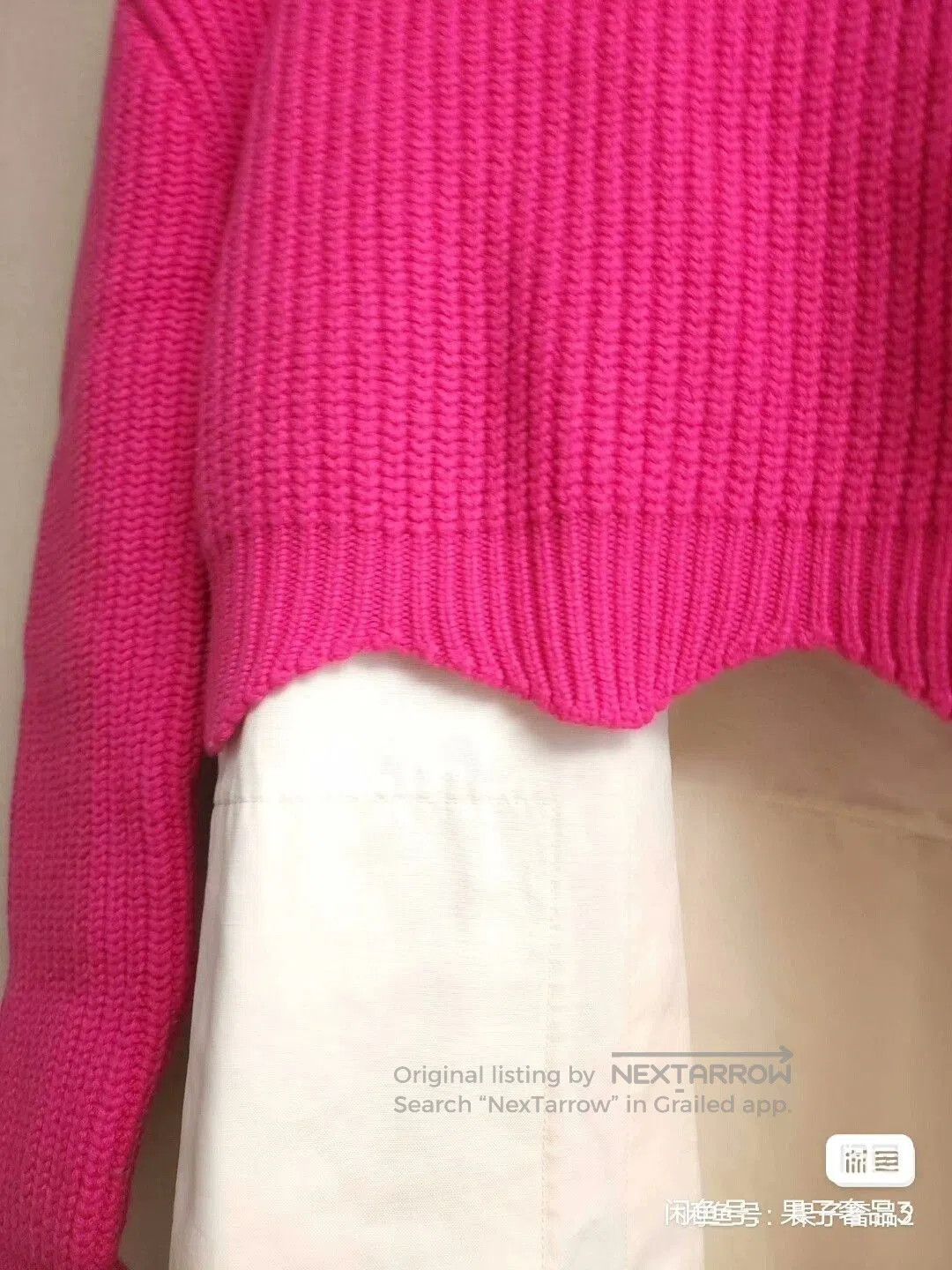 Dior pink cropped Dior sweater. Size S / US 4 / IT 40 - 3 Thumbnail