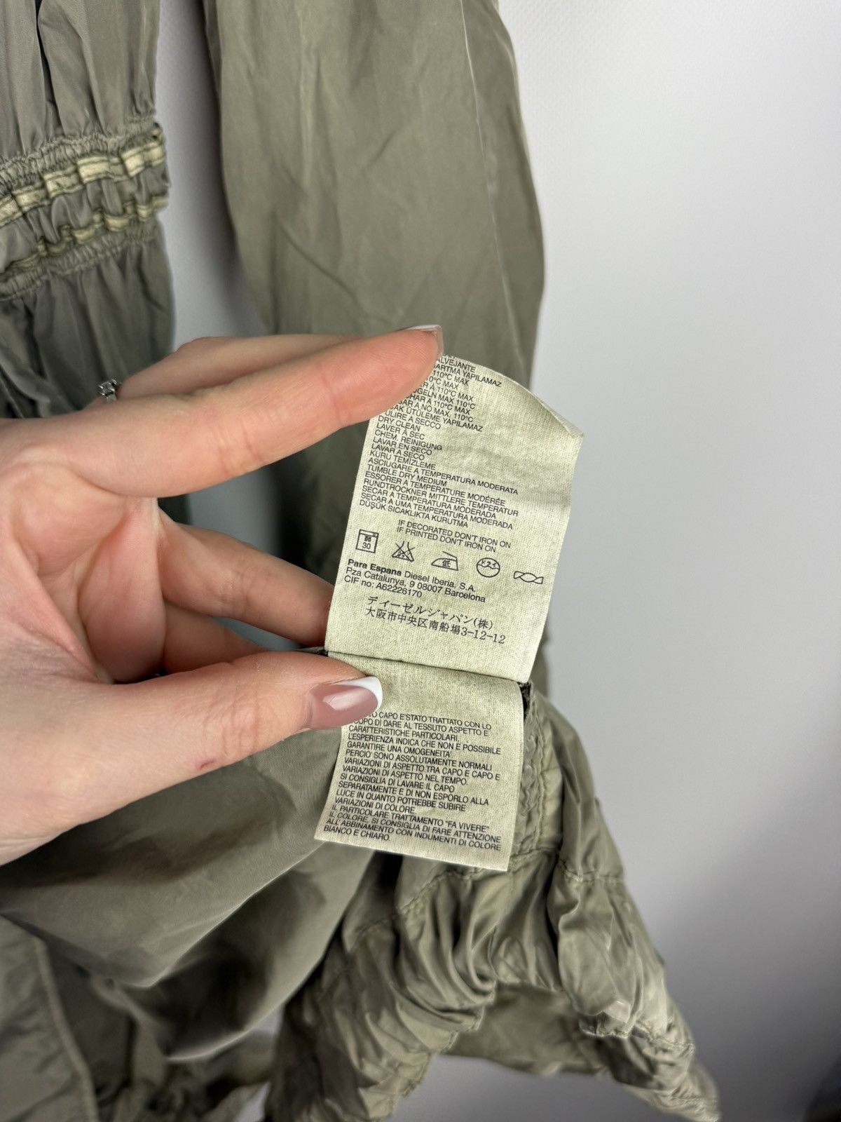 Diesel × Vintage Diesel Vintage Y2K Ladies Nylon Fishtail Hooded Parka Jacket Size M / US 6-8 / IT 42-44 - 19 Thumbnail