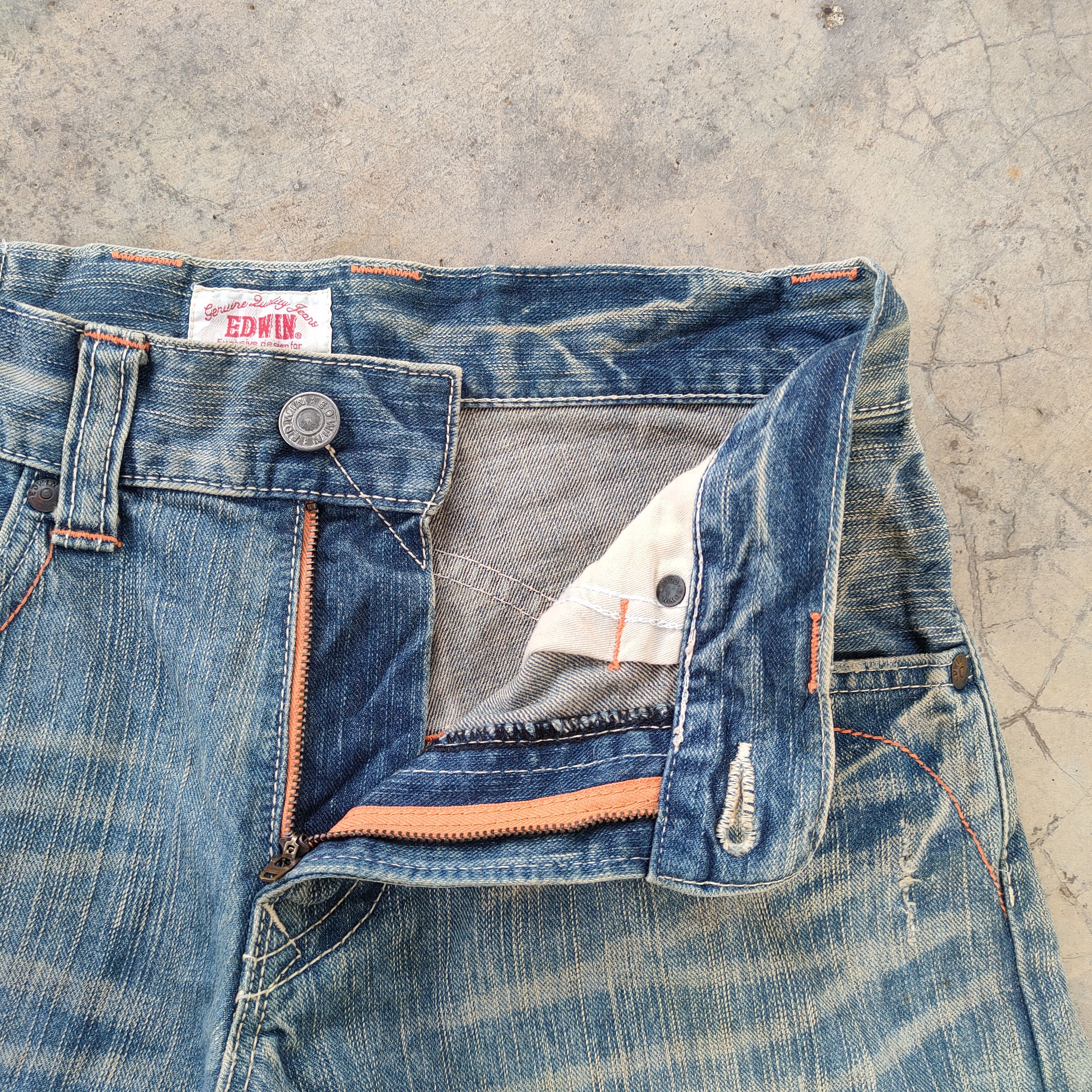 Edwin W32 VINTAGE EDWIN XV FADED JEANS DENIM PANTS Size US 32 / EU 48 - 7 Thumbnail