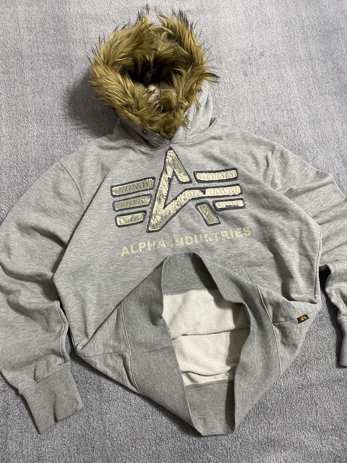 Alpha Industries Vtg Alpha Industries If Six Was Nine LGB style mohair hoodie Size US M / EU 48-50 / 2 - 2 Thumbnail