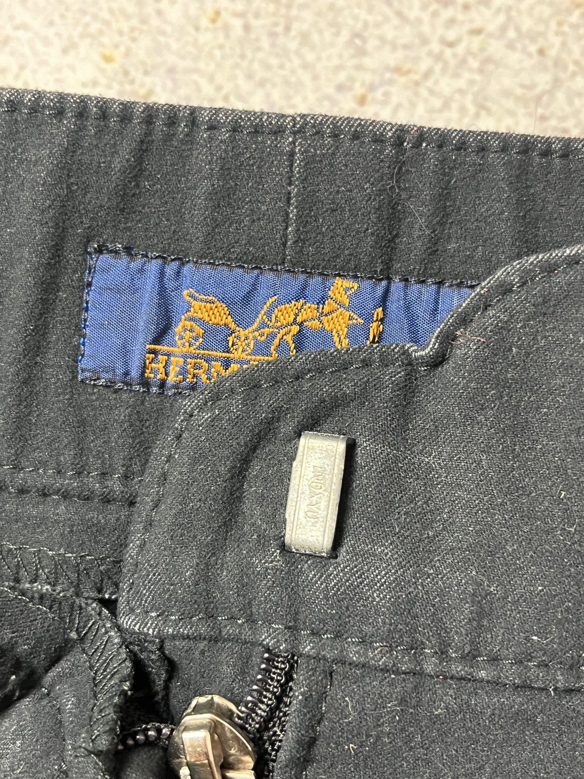 Hermes Vintage Hermes High Stretch Equestrian Horse Riding Pants Size 38" / US 16 / IT 52 - 9 Thumbnail