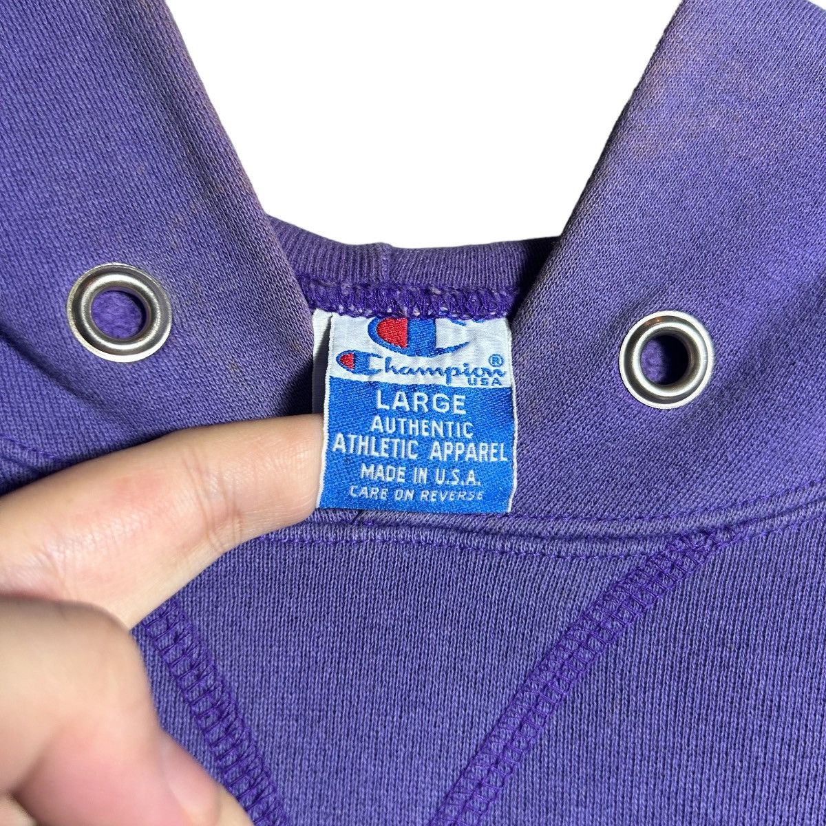 Champion Champion Big Logo Hoodie/Vintage 90s Size XL / US 12-14 / IT 48-50 - 5 Thumbnail