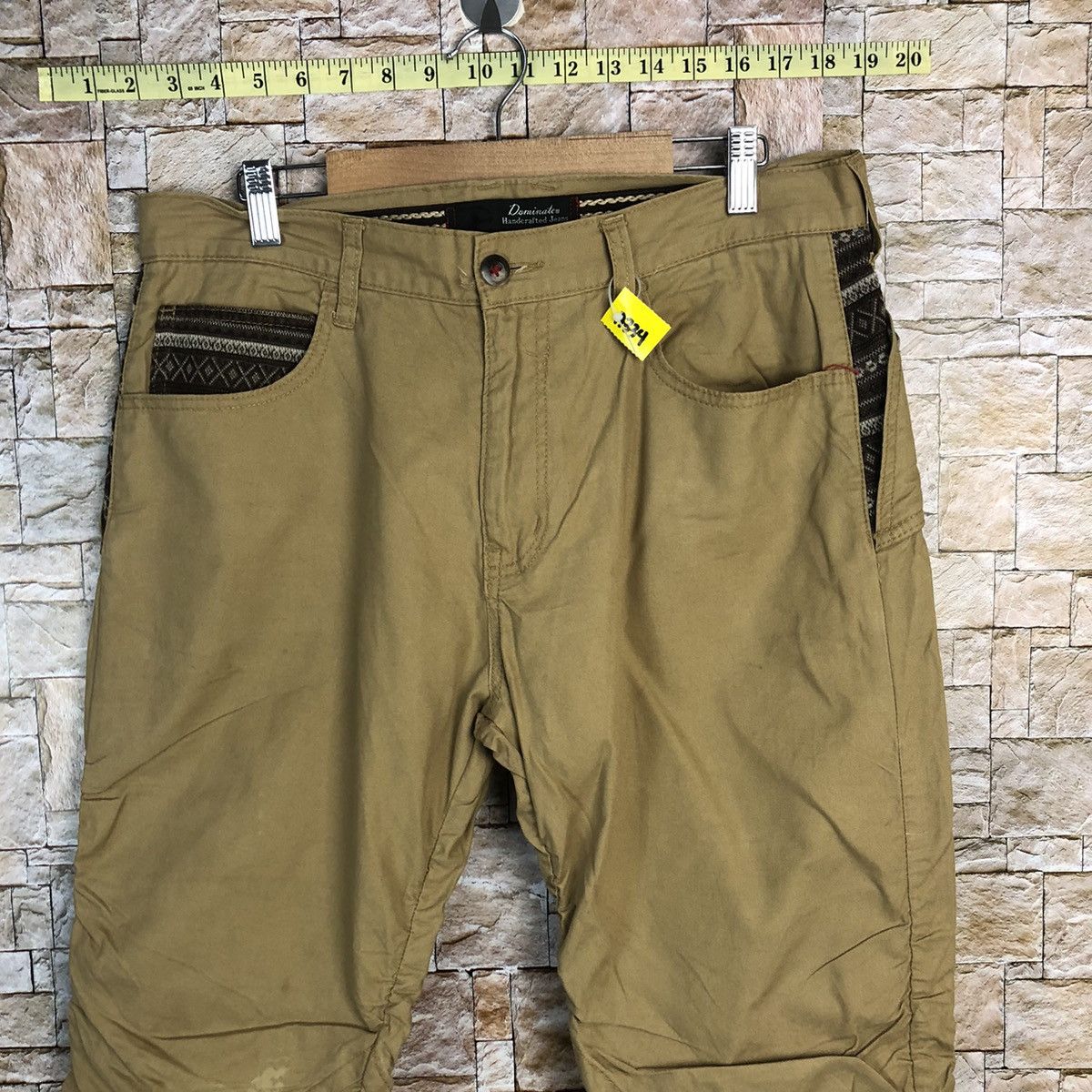 Japanese Brand DL Dominate handcraft Brown Cargo Multipocket Pants #A334 Size US 32 / EU 48 - 5 Thumbnail