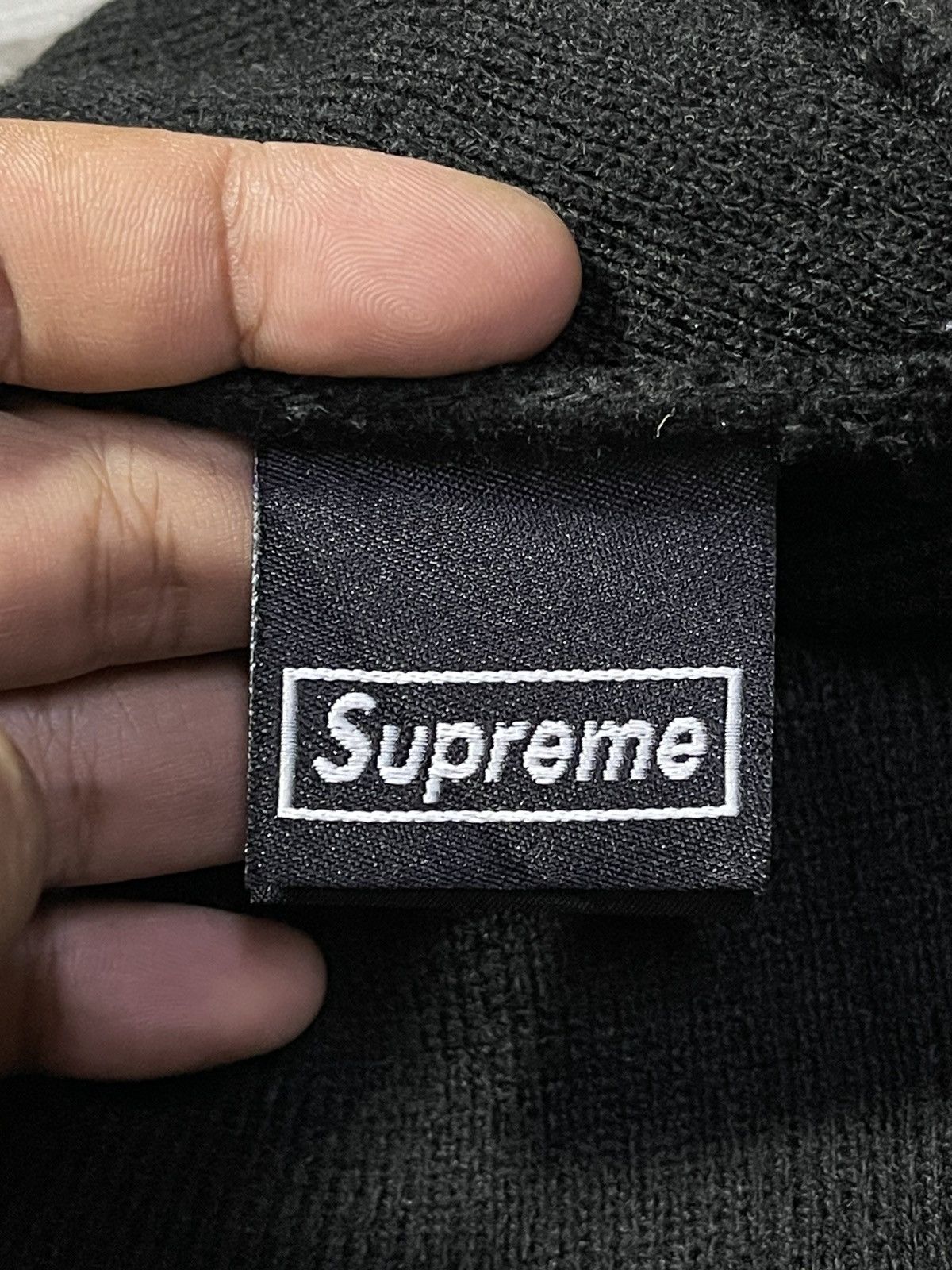 New Era × Supreme SUPREME NEW ERA BOX LOGO BEANIE "FW 19" Size ONE SIZE - 3 Thumbnail