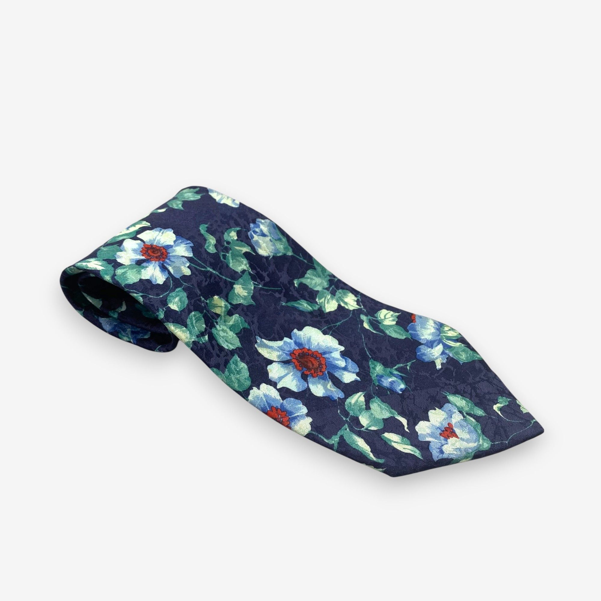 Japanese Brand Vintage Yves Saint Laurent SILK Necktie Cravate Pure Silk Size ONE SIZE - 1 Thumbnail