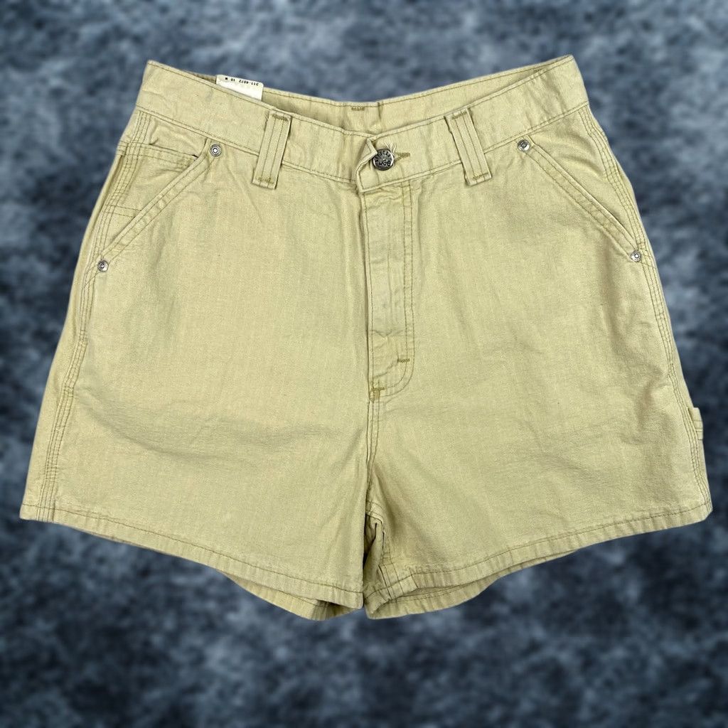Lee VINTAGE Lee Dungarees Short High-Quality? 10 Sunsplash Yellow Carpenter Utility NWT Women Size 32" / US 10 / IT 46 - 1 Thumbnail