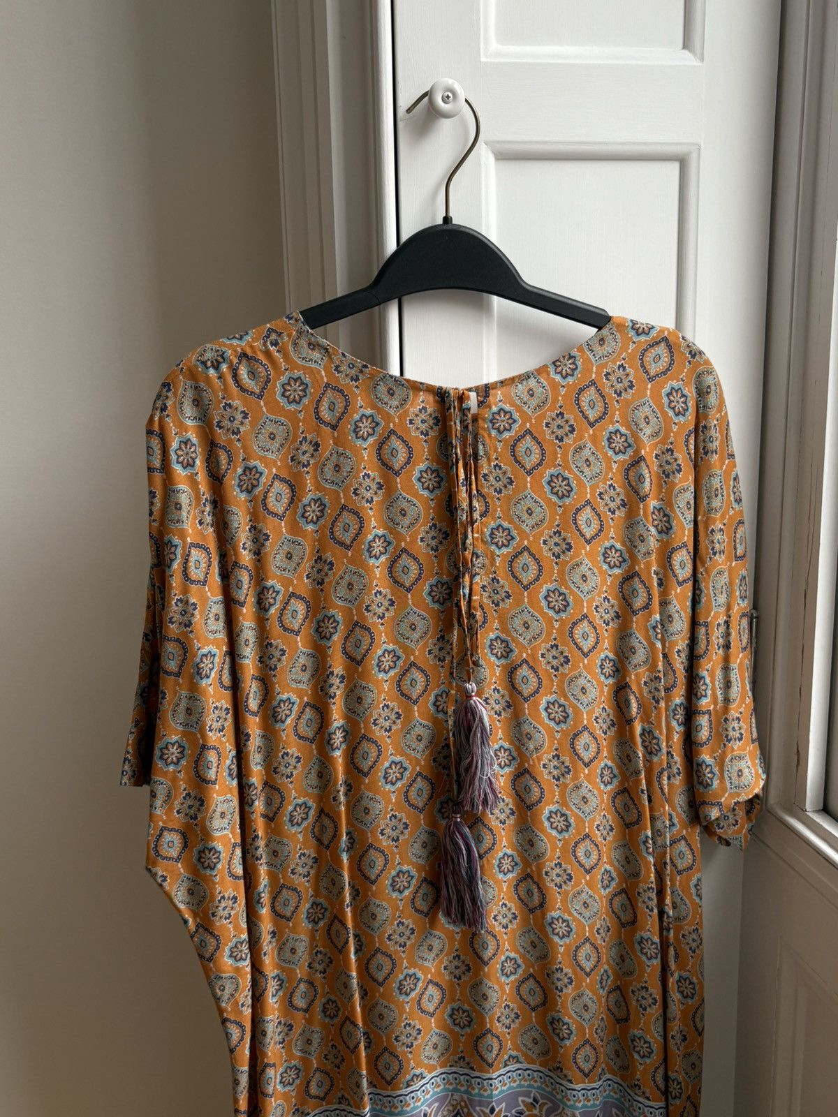 Other RARE Gorgeous Megan Park Cotton Maxi Dress Multicolor Flora Size S / US 4 / IT 40 - 4 Thumbnail