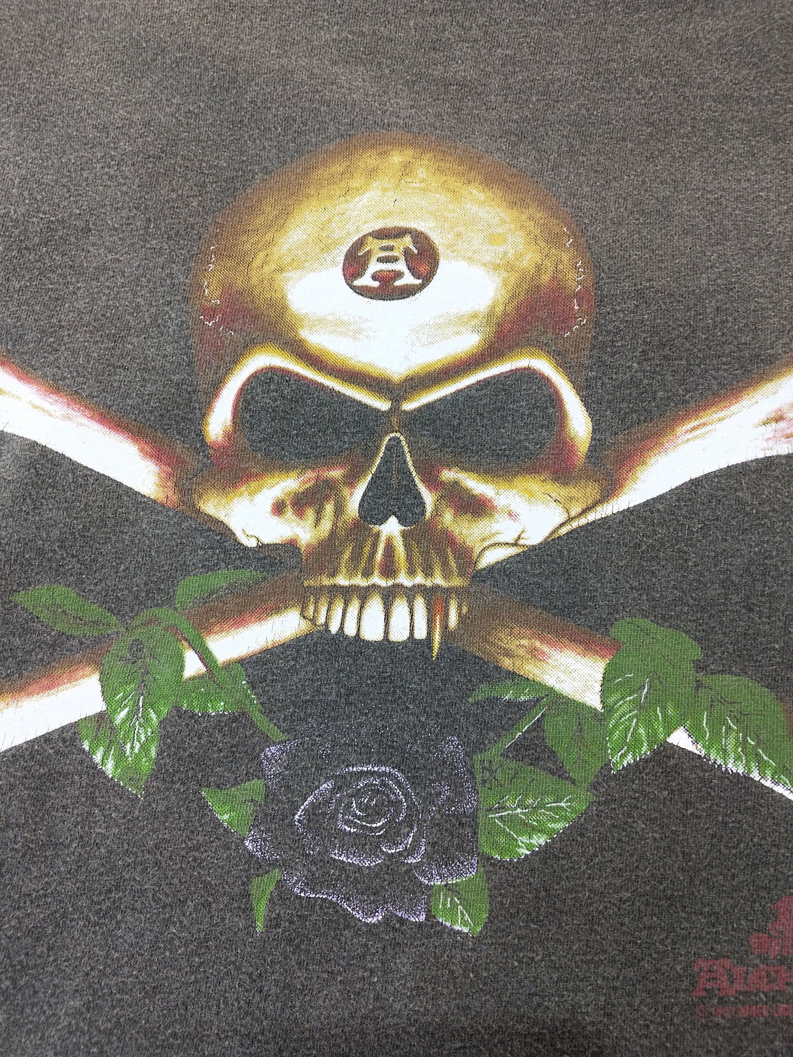 Band Tees × Giant × Vintage 90s Alchemy Skull Tee Size US M / EU 48-50 / 2 - 4 Thumbnail