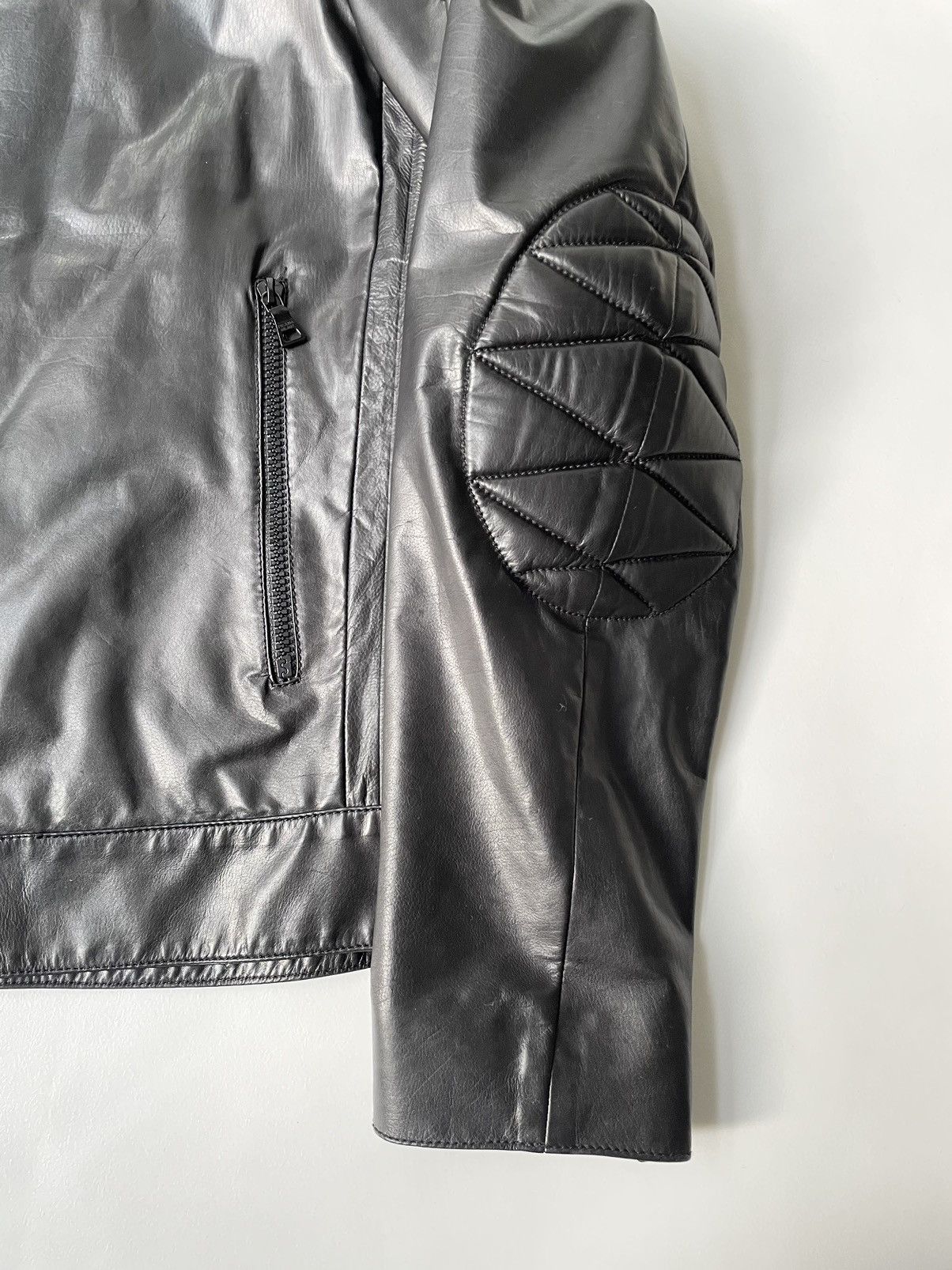 Prada S/S 07 Leather Motorcycle Jacket Size US M / EU 48-50 / 2 - 10 Thumbnail