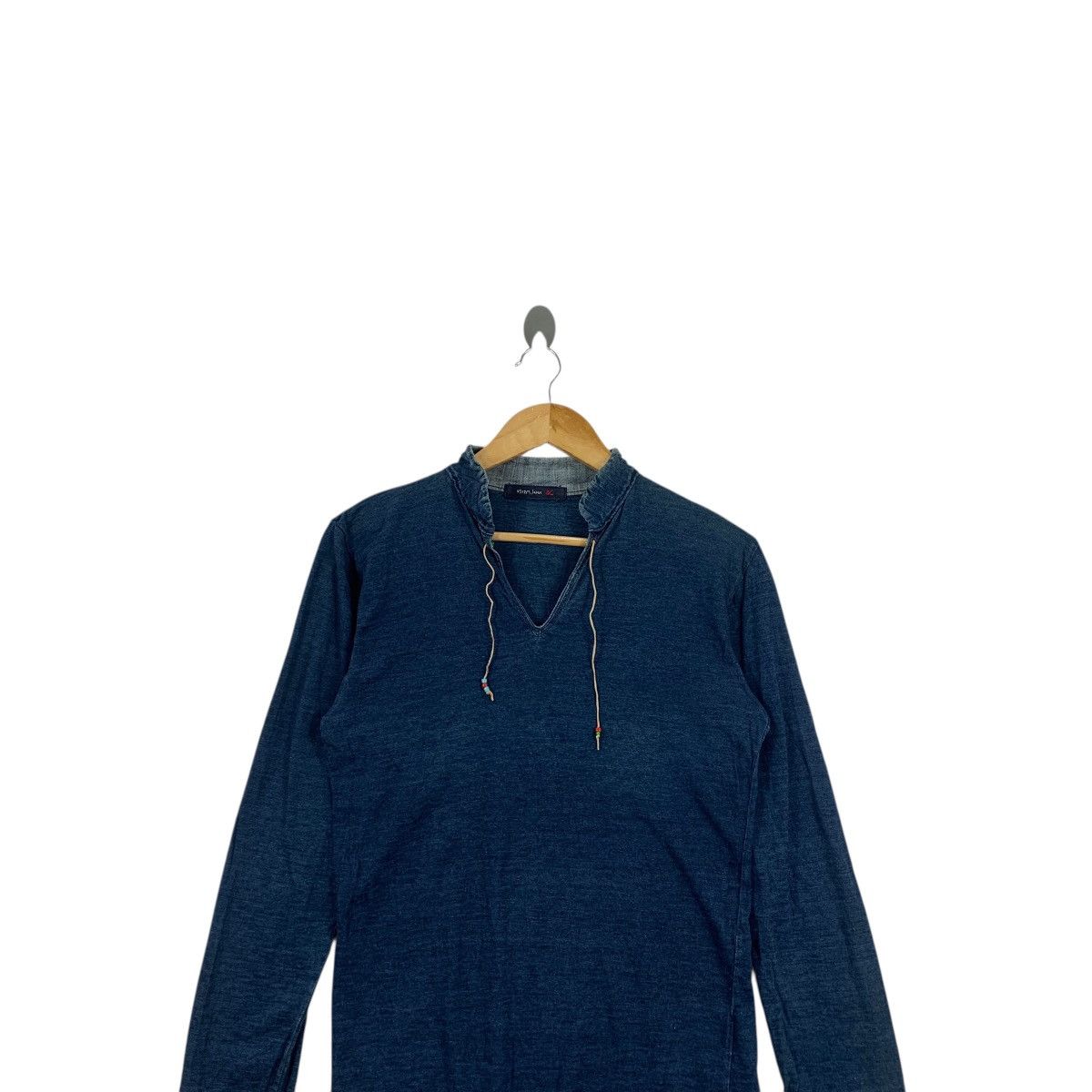 45rpm Vintage 45RPM STUDIO JAPAN Natural Pure Indigo Jacket Boro Size US XS / EU 42 / 0 - 2 Thumbnail