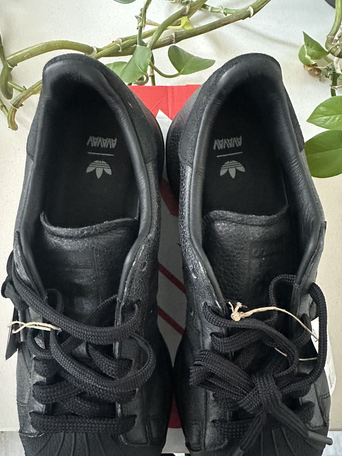 Adidas AVAVAV X WMNS MODIFIED SUPERSTAR 'TRIPLE BLACK' Size US 7.5 / IT 37.5 - 2 Thumbnail