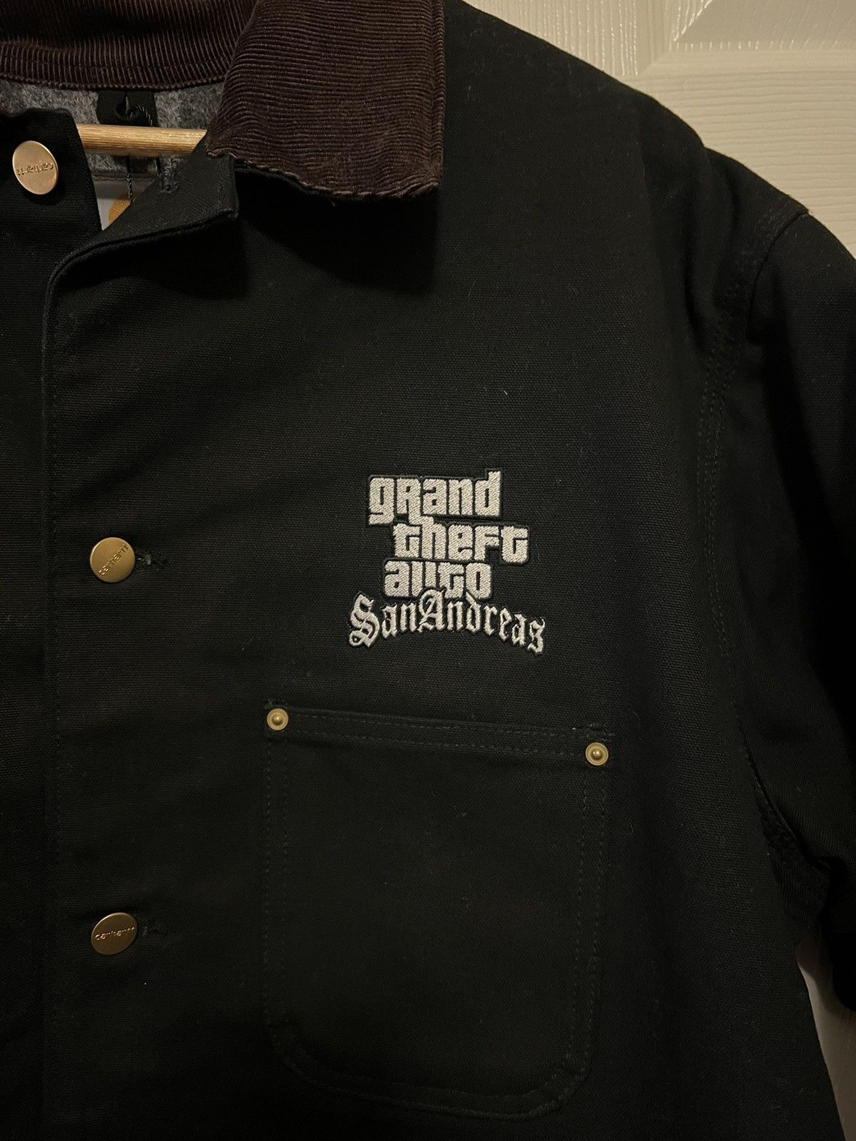 Carhartt × Vintage Carhartt Grand Theft Auto San Andreas Jacket very rare Size US XL / EU 56 / 4 - 2 Thumbnail