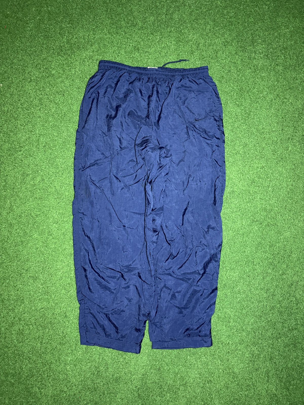 Nike Vintage 90s Nike Blue M/L Retro Jogger Track Pants Size US 30 / EU 46 - 1 Thumbnail