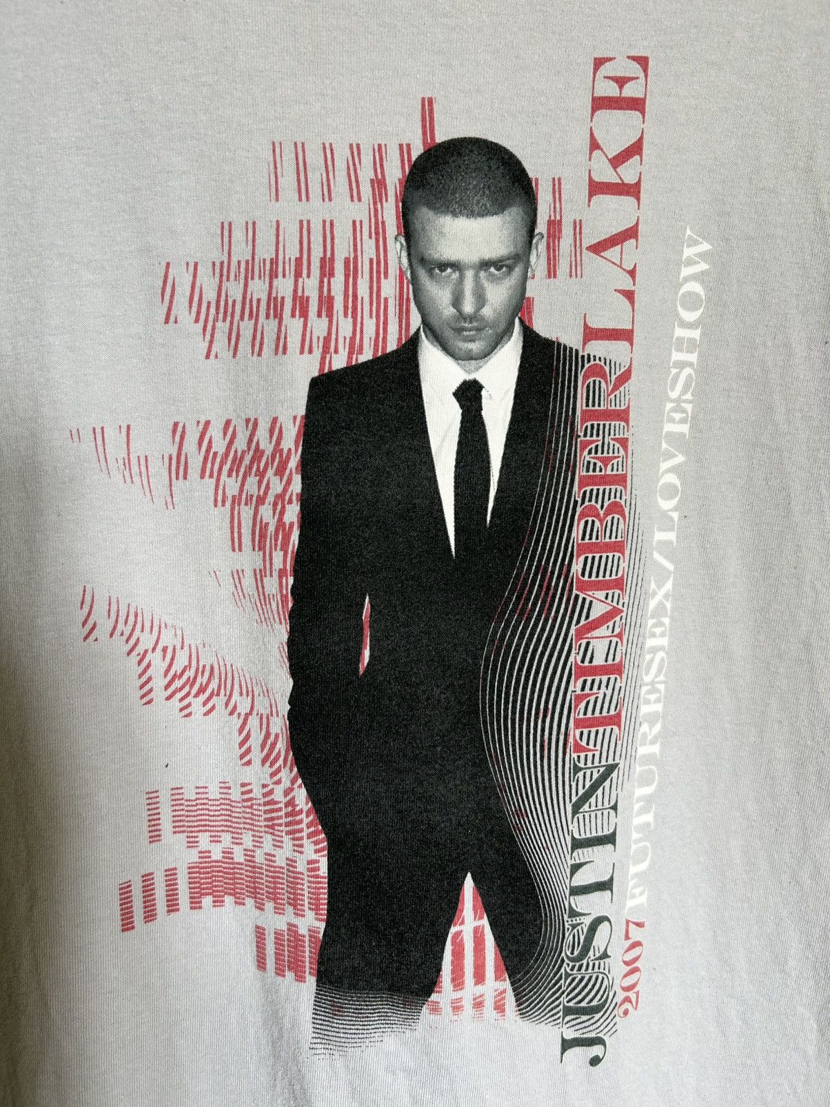 Band Tees Vintage 2007 Justin Timberlake Futuresex/loveshow t-shirt Size US M / EU 48-50 / 2 - 3 Thumbnail