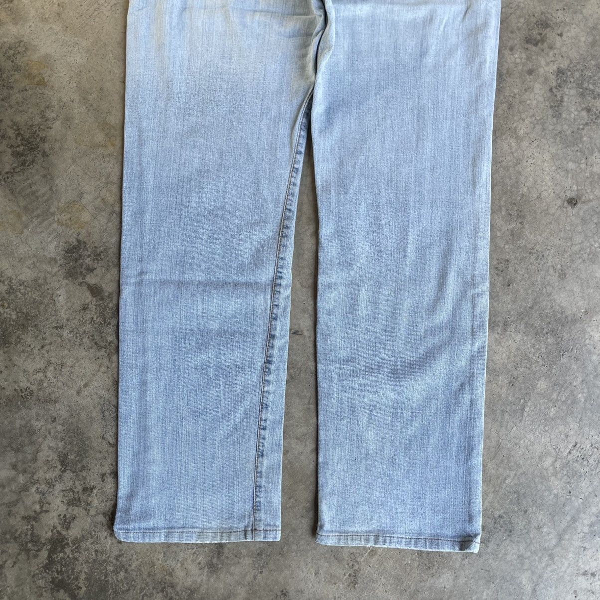 Vintage 🔥Vintage Bobson 93058930 Stoned Washed Distress Denim Jeans Size US 33 - 3 Thumbnail