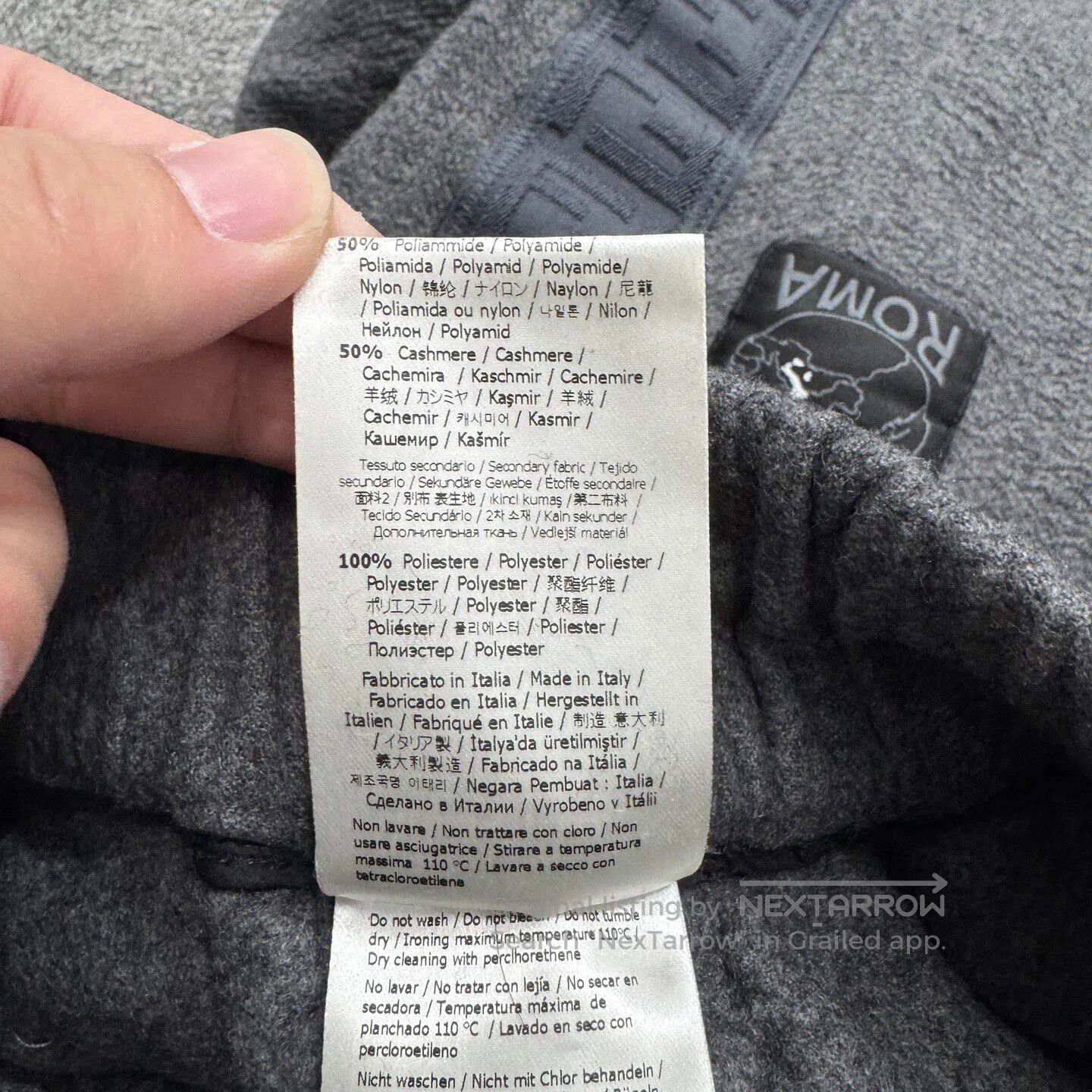 Fendi FENDI Side-stitched knitted double-F cashmere casual pants Size US 32 / EU 48 - 6 Thumbnail