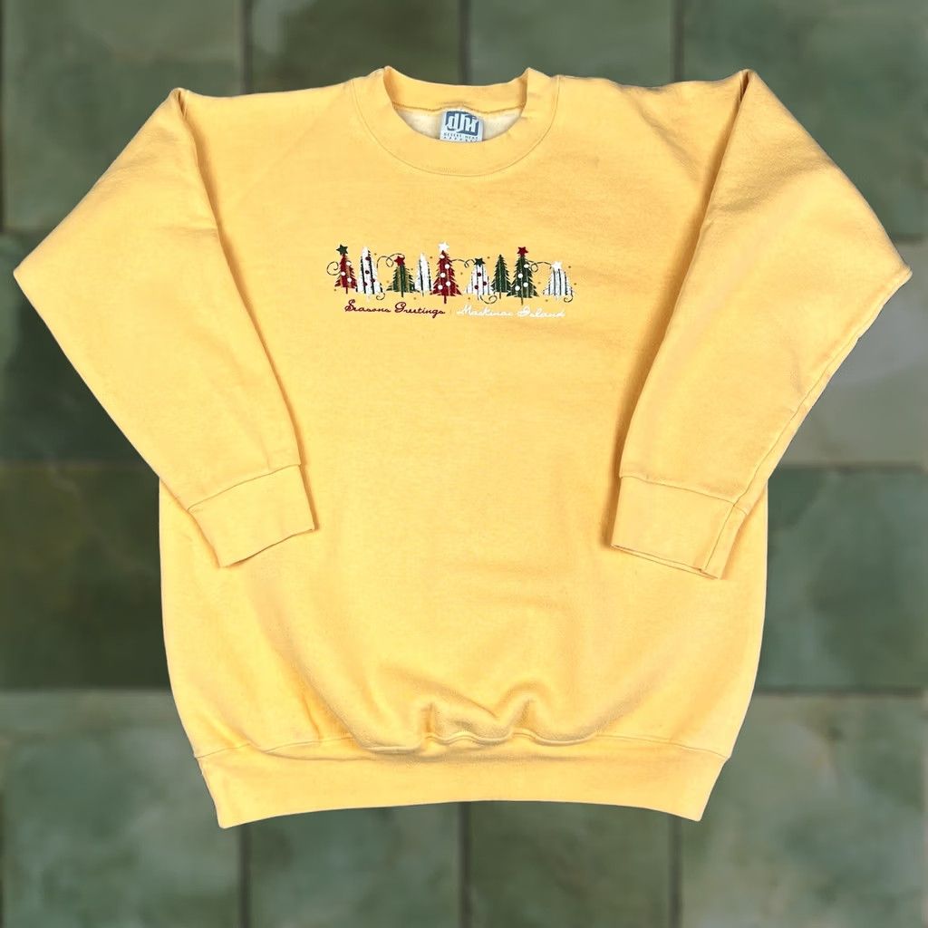 Vintage VINTAGE Michigan Mackinac Island Christmas Graphic Sweatshirt Medium Shirt Womens XS? Size M / US 6-8 / IT 42-44 - 1 Thumbnail