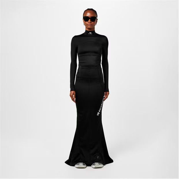 Balenciaga o1g2r1mq0924 Skirts in Black Size 22" - 6 Thumbnail