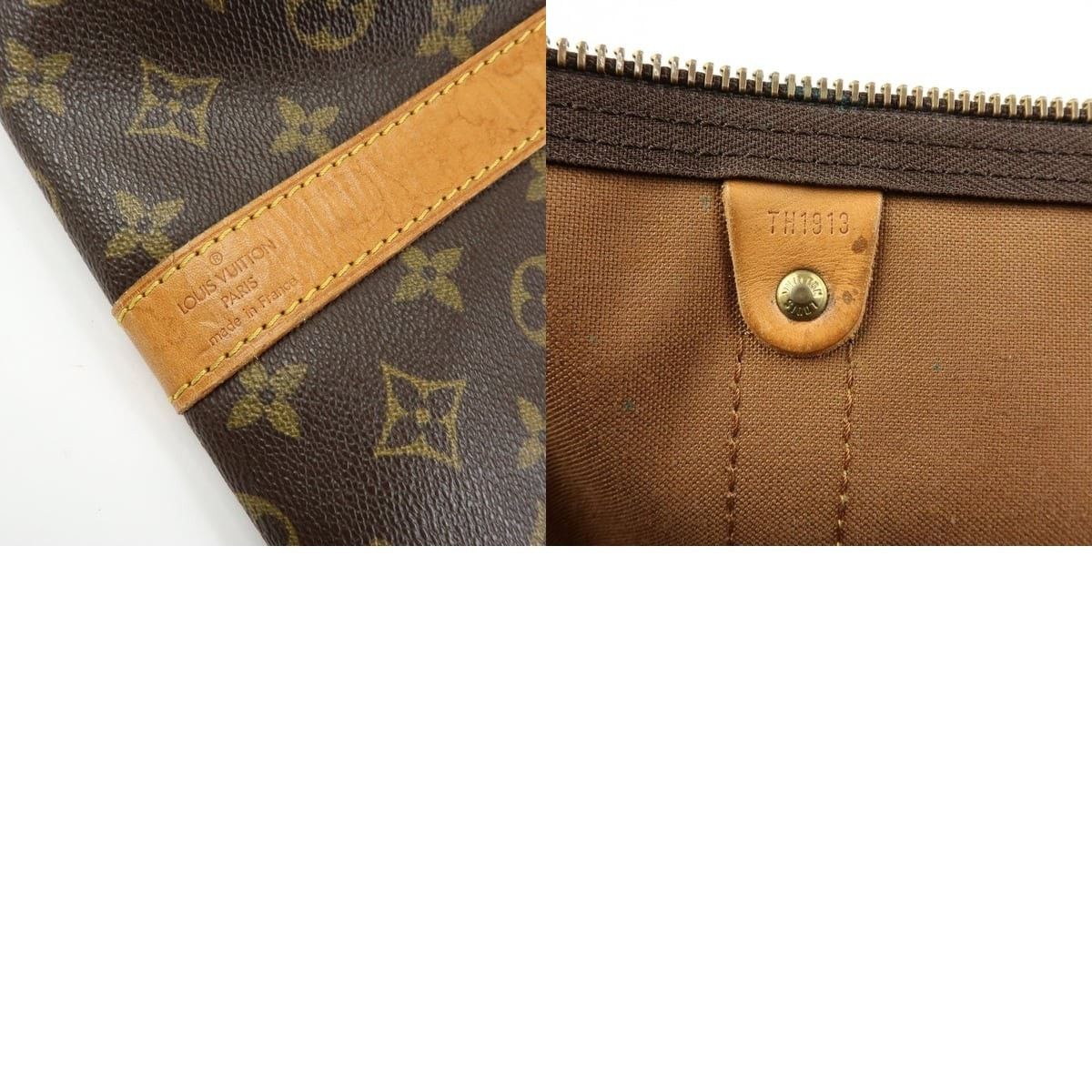 Louis Vuitton Louis Vuitton Monogram Keepall Bandouliere 55 Duffle Bag Size ONE SIZE - 8 Thumbnail