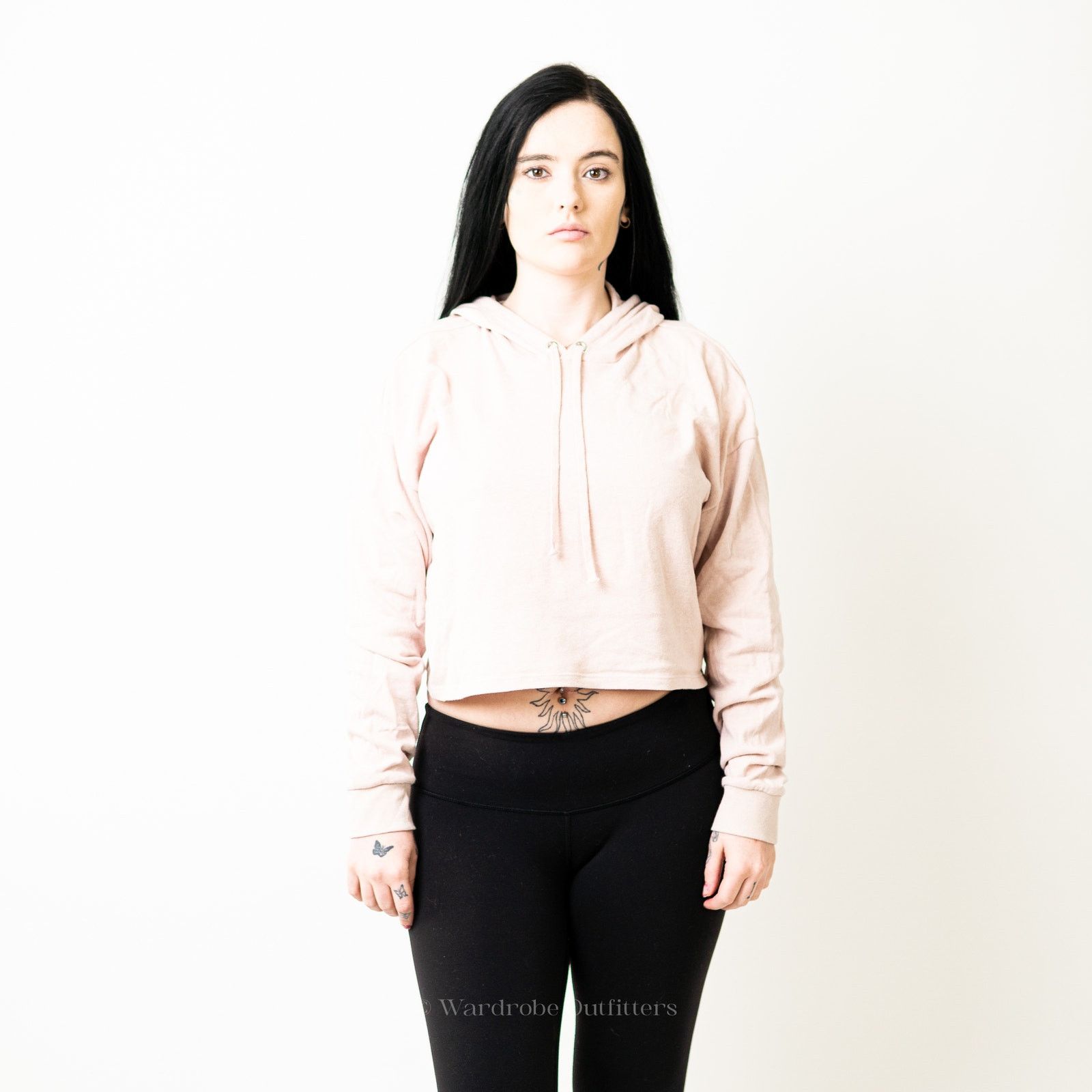 H&M H&M Pastel Pink Cropped Hoodie Size L / US 10 / IT 46 - 7 Thumbnail