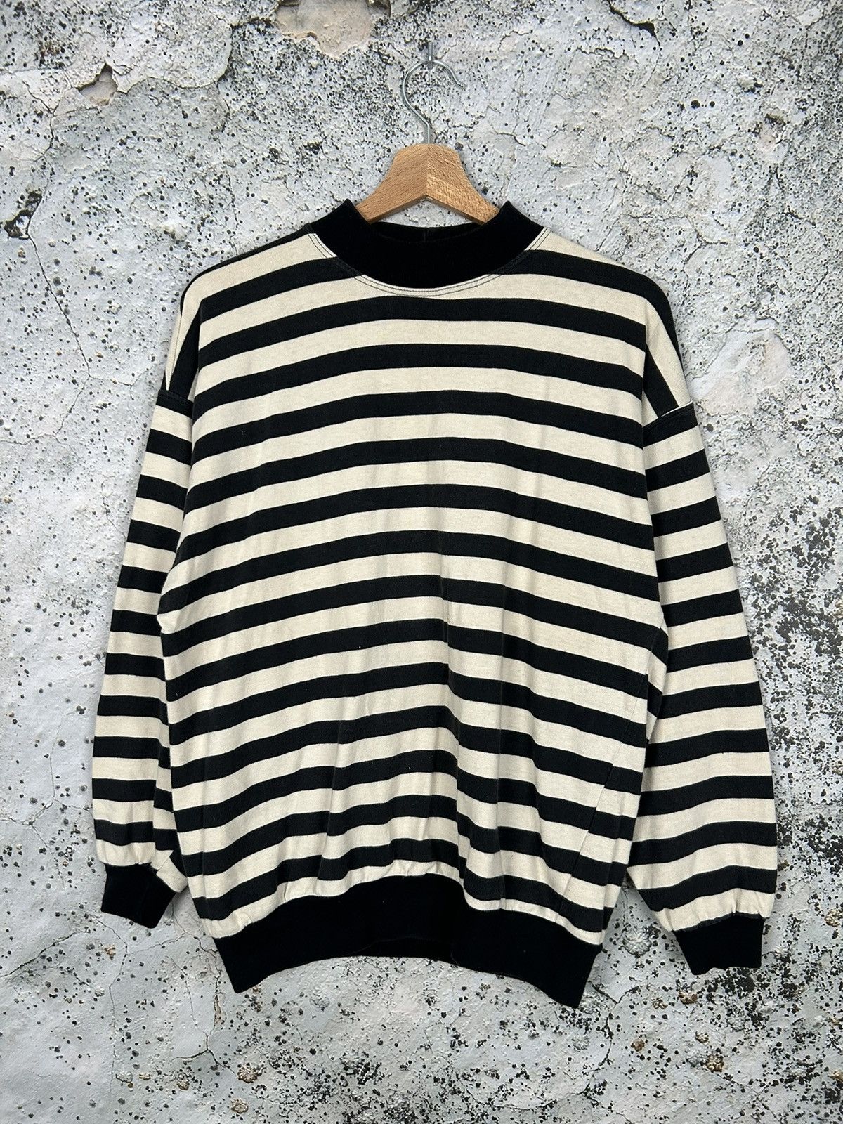 Other Vintage Stripped Crewneck Grunge Rock Punk Metal Skate Size US M / EU 48-50 / 2 - 1 Thumbnail