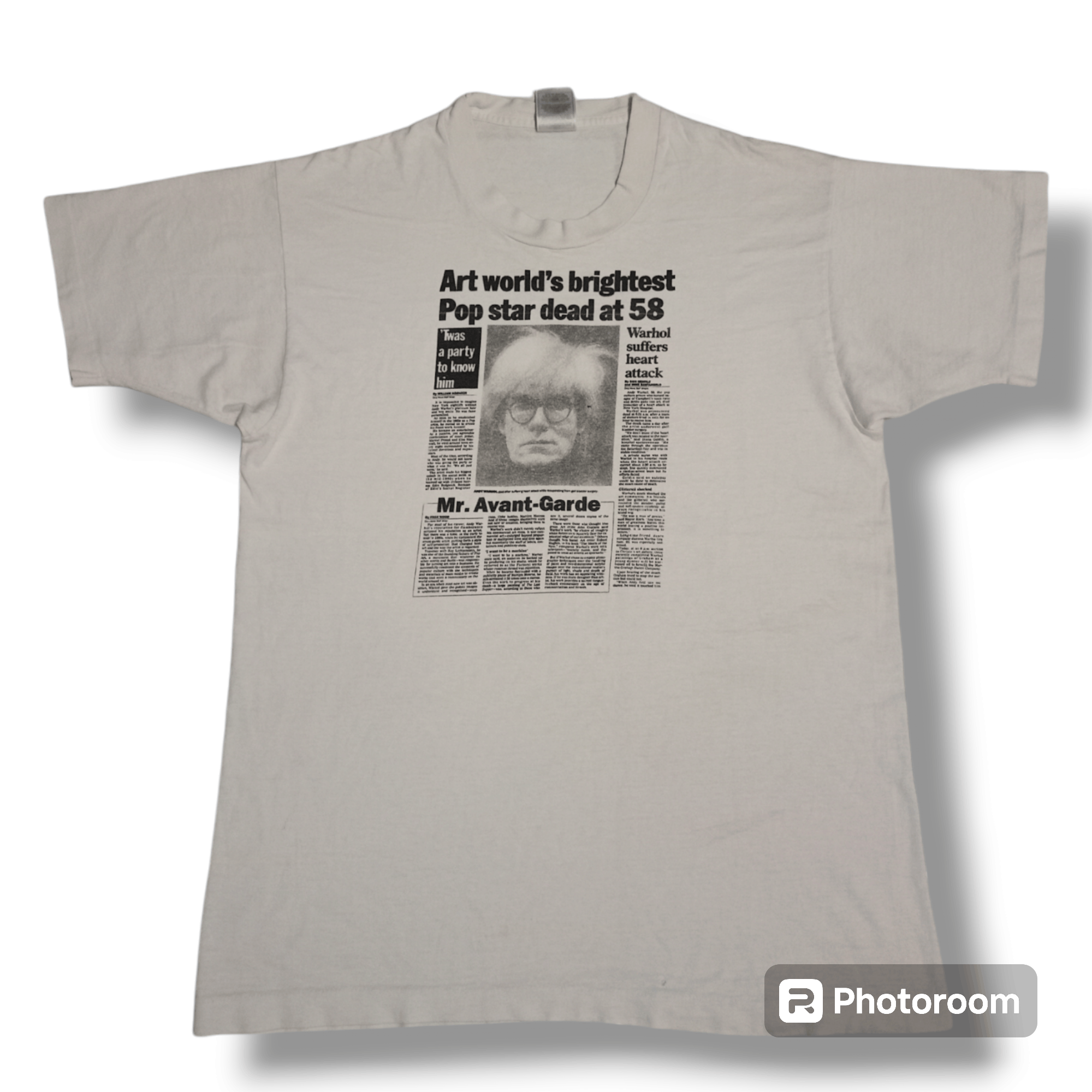 Andy Warhol × Vintage Vintage rare andy Warhol shirt Size US L / EU 52-54 / 3 - 1 Thumbnail