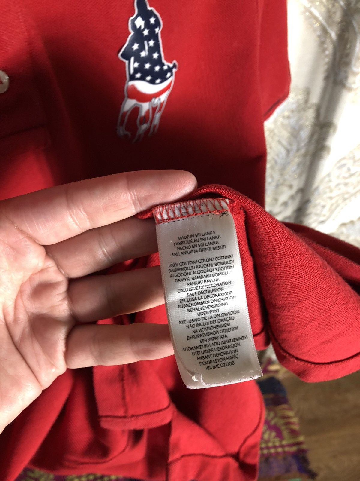 Polo Ralph Lauren × Vintage VERY RARE POLO RALPH LAUREN USA FLAG DESIGNER LUXURY Y2K 90s Size US M / EU 48-50 / 2 - 5 Thumbnail