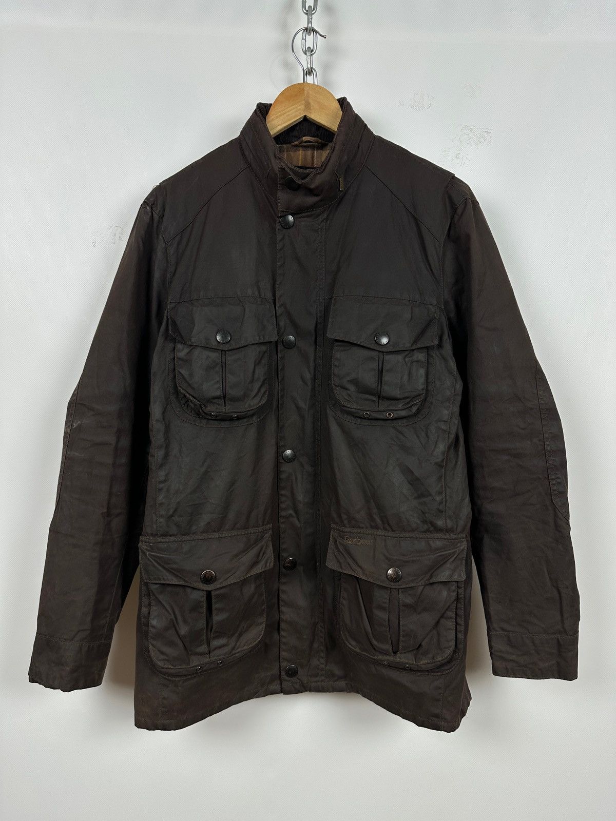 Barbour Barbour Corbridge Brown Waxed Coat Jacket Size US M / EU 48-50 / 2 - 1 Thumbnail